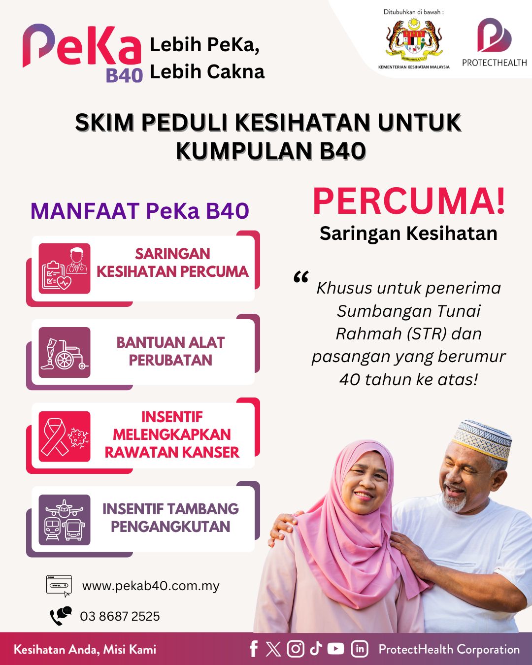 Skim PeKa B40 merupakan... - ProtectHealth Corporation | Facebook