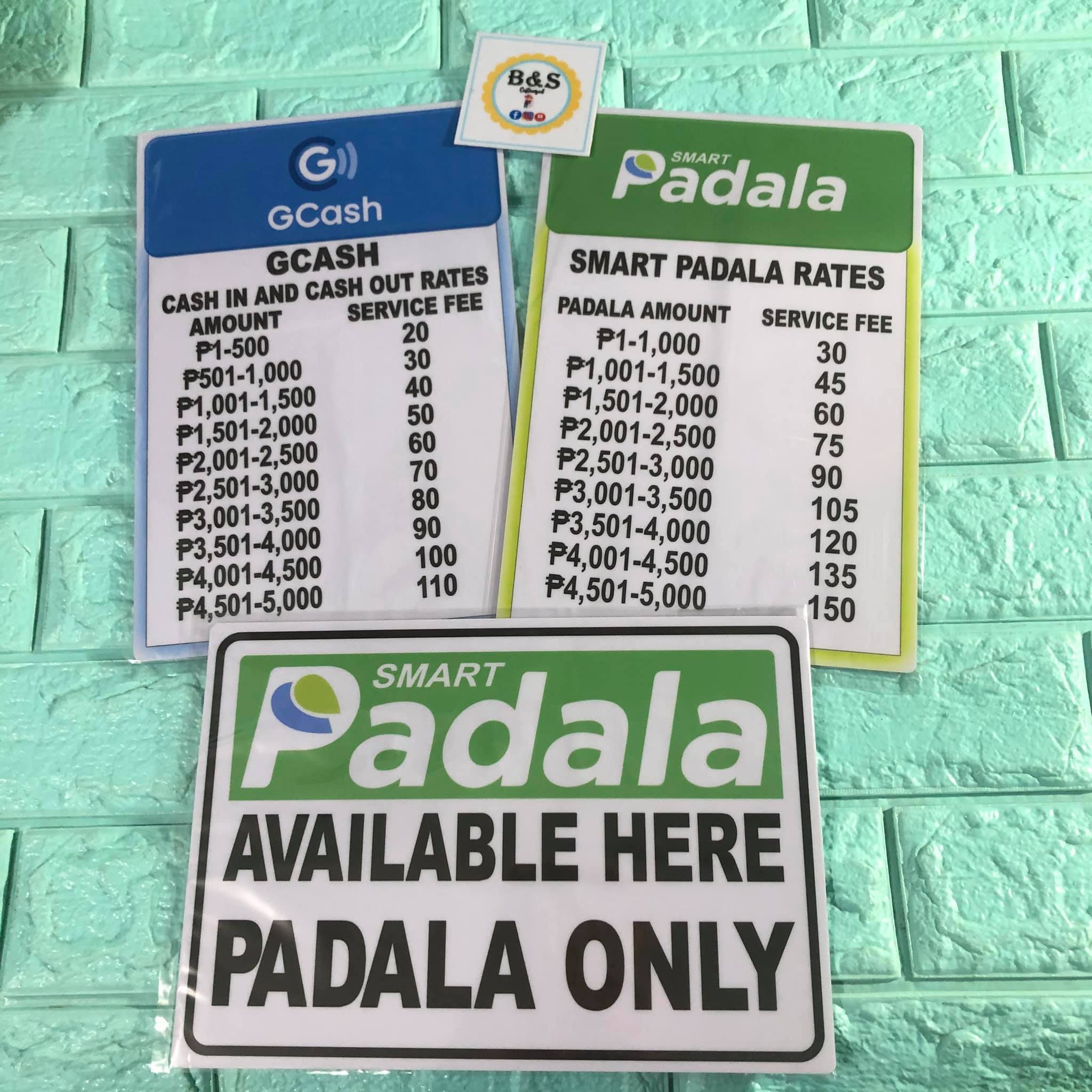 B&S Customized - Gcash and Smart Padala Rate Signages ️...