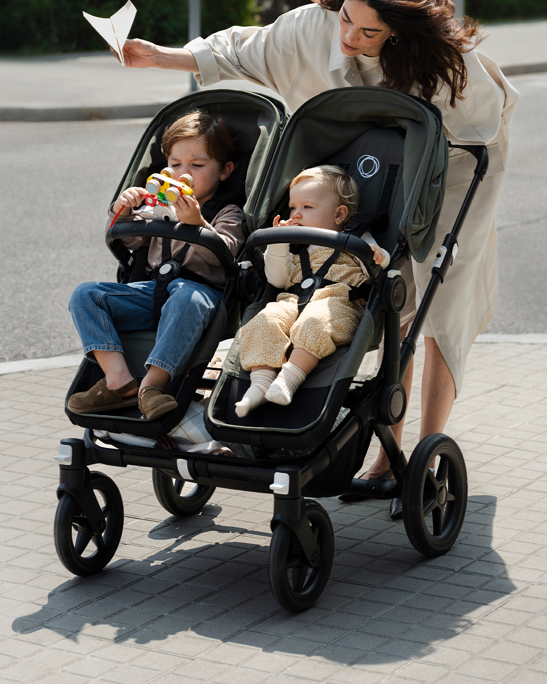 uppababy minu piggyback review Ride-Along Board for and Minu V2 / Quick Attachment for Toddlers to Stand + Stroll Baby Pet Bike Trailers position recline ensures your k2 Burnin Luv T:Nine Color:Rocking Black
