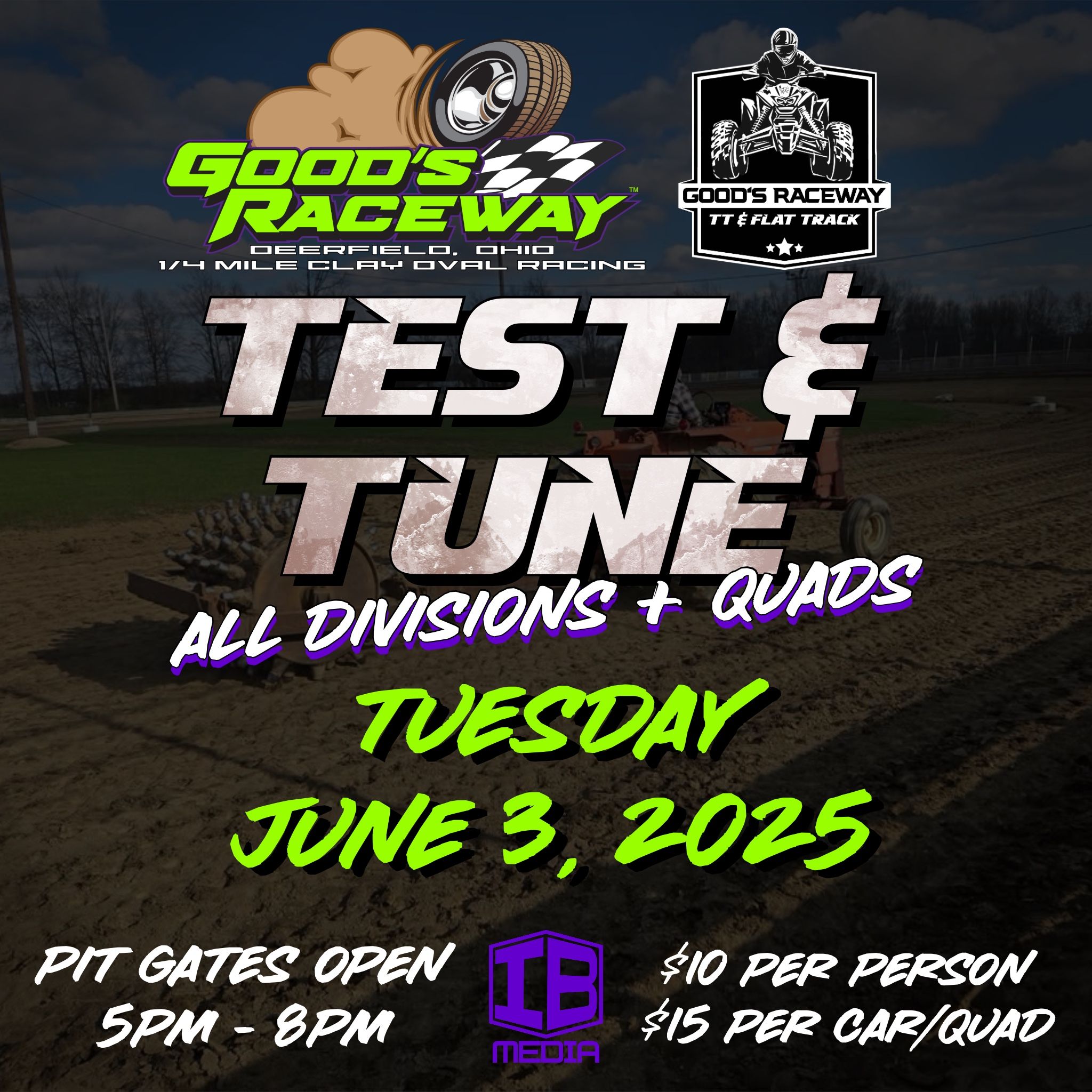 Good's - 🏁 🛠️ 𝐓𝐞𝐬𝐭 & 𝐓𝐮𝐧𝐞 𝐓𝐮𝐞𝐬𝐝𝐚𝐲 𝐉𝐮𝐧𝐞 𝟑 - 💥 For the quads, it is oval ...