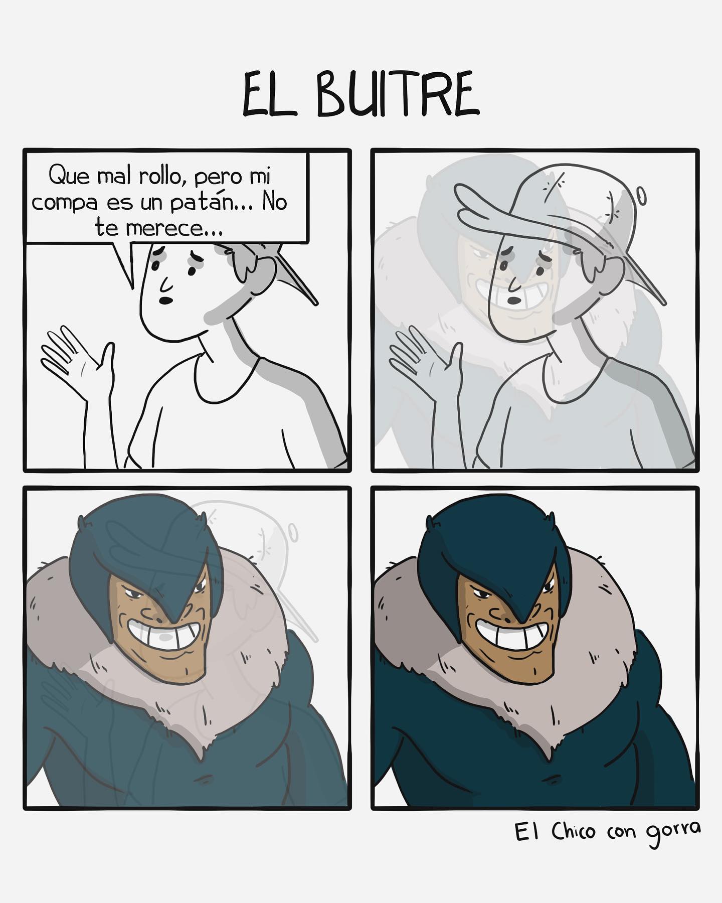 El chico con gorra - Para que etiqueten a su compa el chapulín. . . # ...