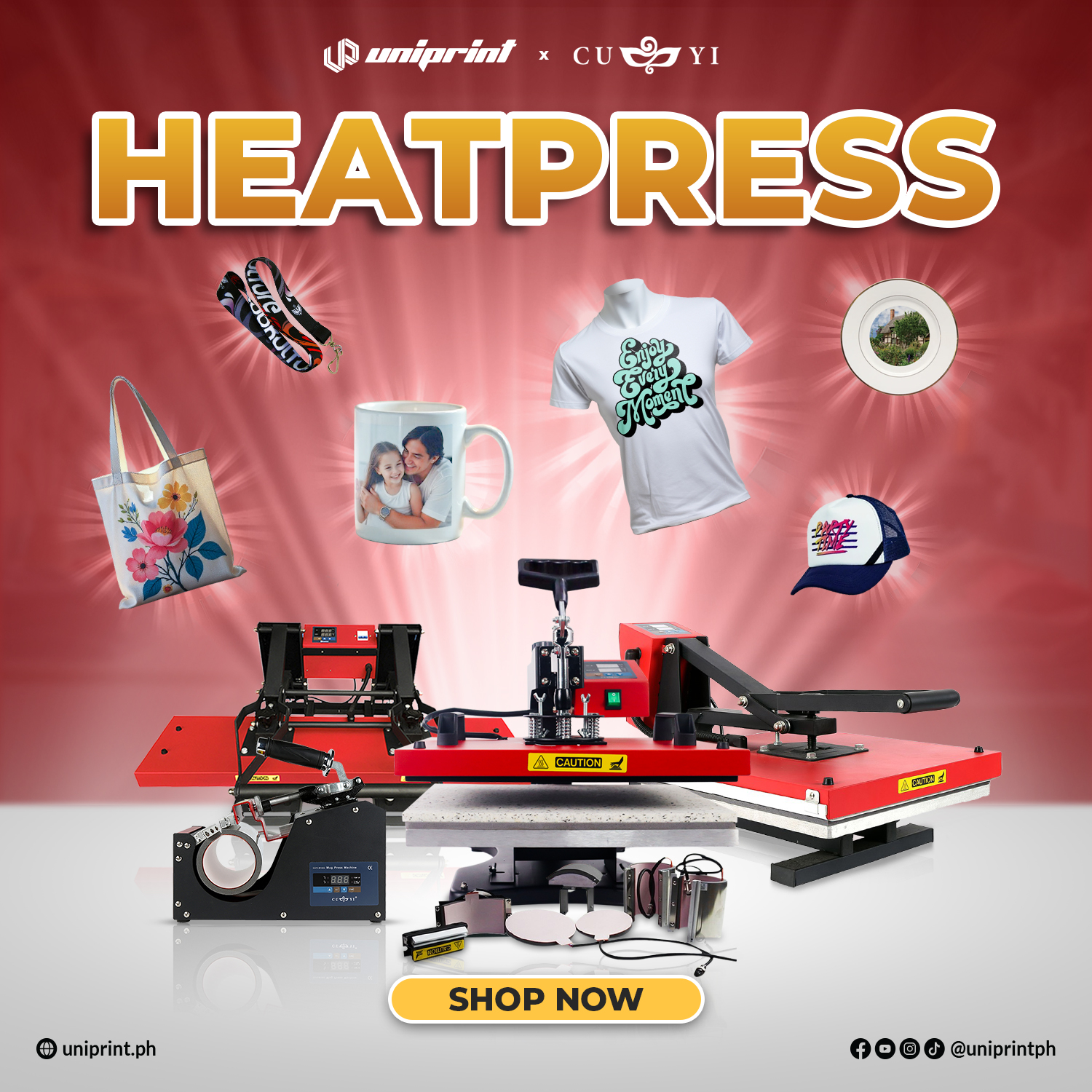 Uniprint - Level up your printing game with the CUYI Heat Press Machine ...