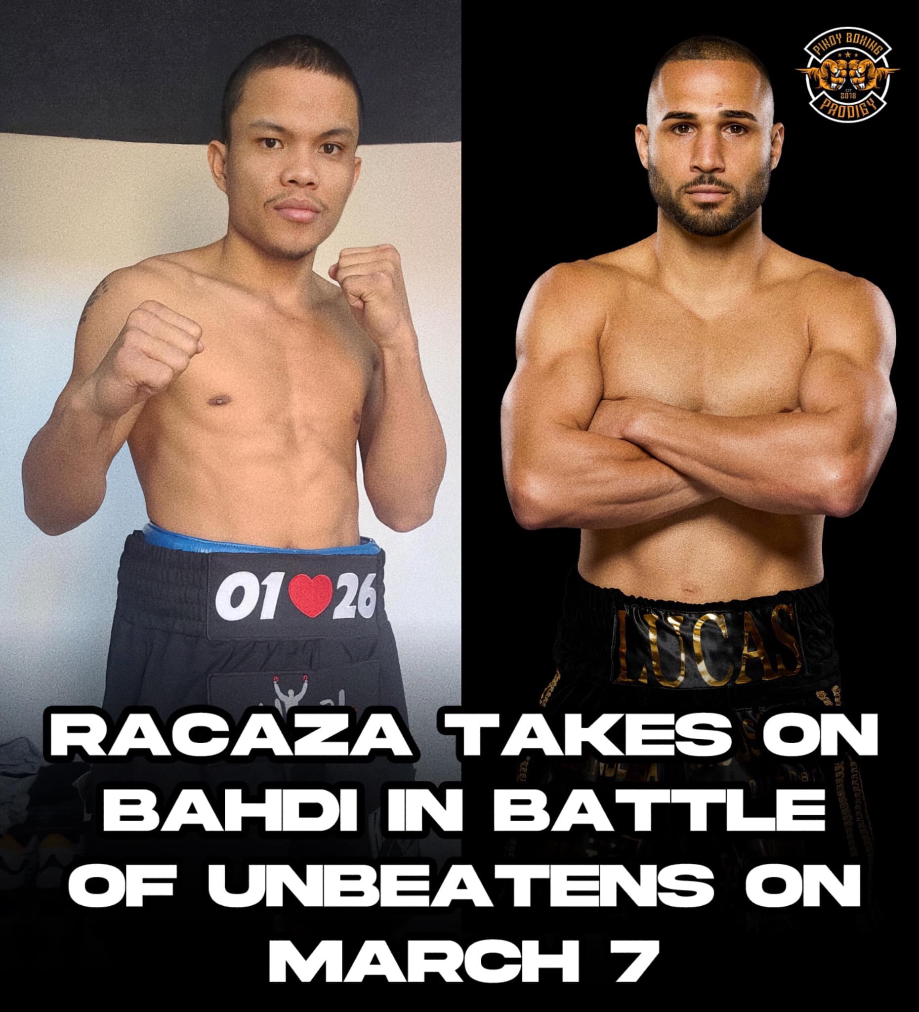 Pinoy - Undefeated Cebuano prospect 🇵🇭Ryan James Racaza (15-0, 11 KOs ...