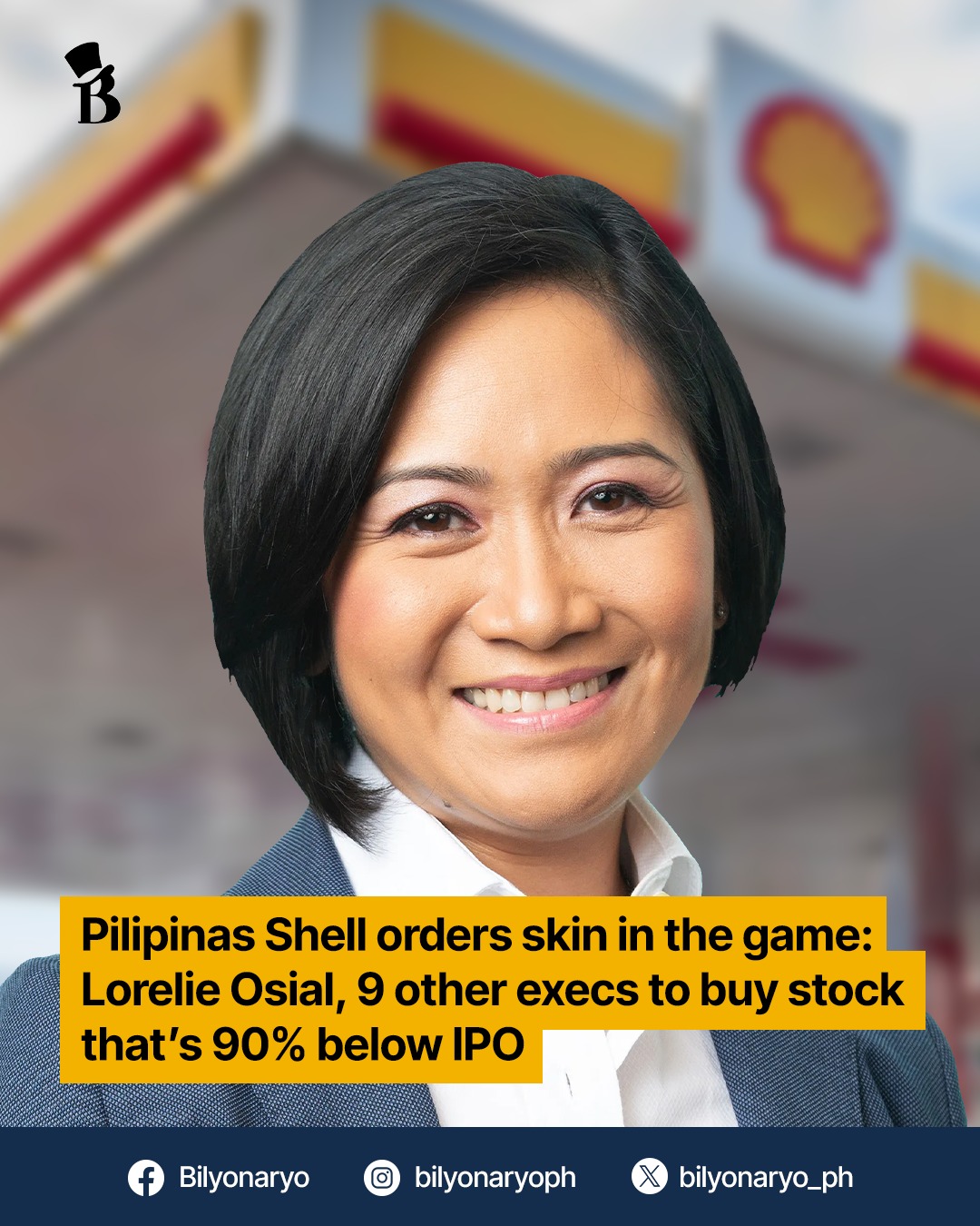 Bilyonaryo - Call it corporate skin in the game —... | Facebook