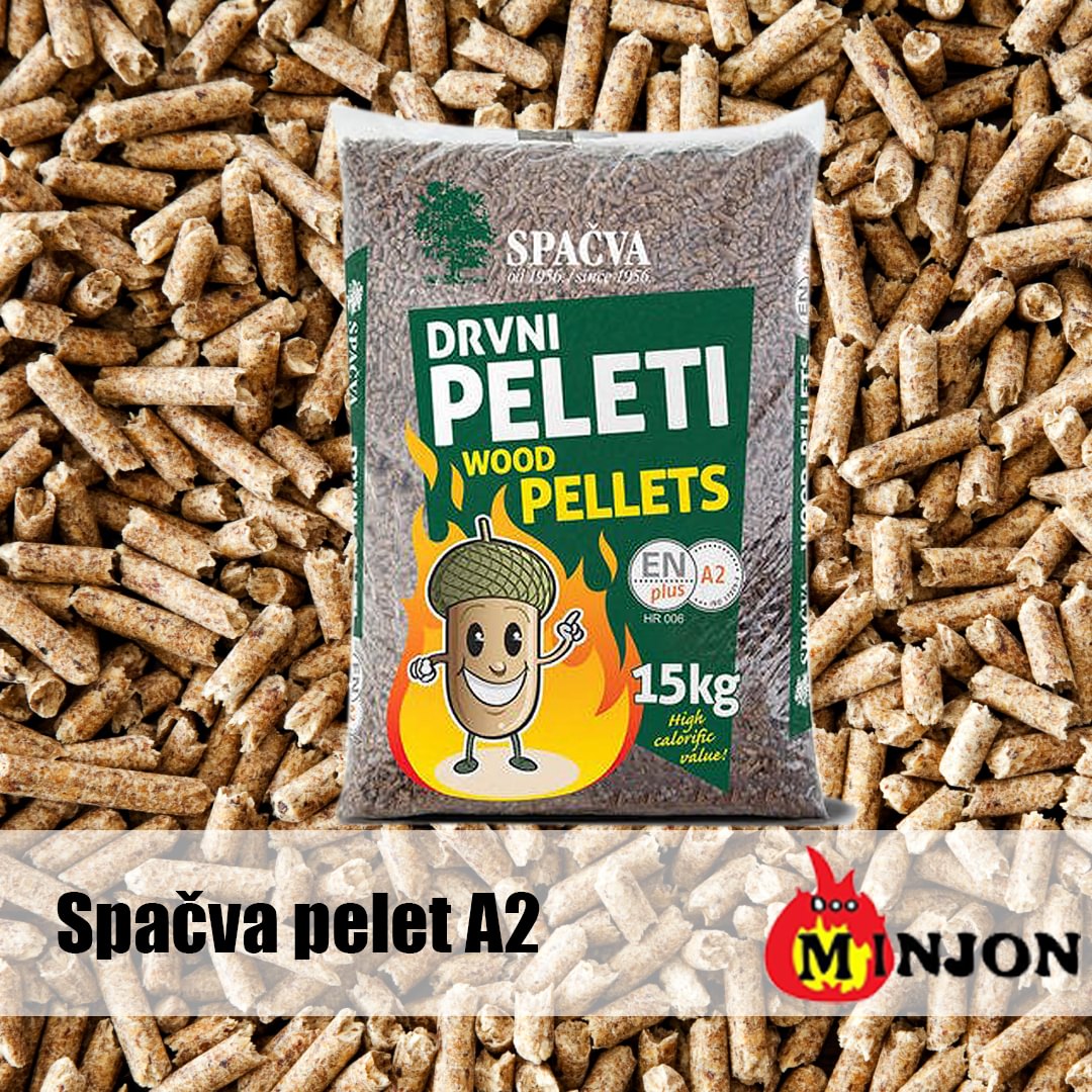 Minjon - Spačva pelet klase A2. Ovaj pelet je napravljen od hrastovog ...