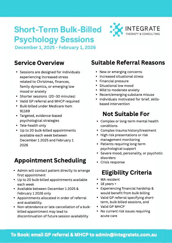 Integrate Therapy | Perth WA