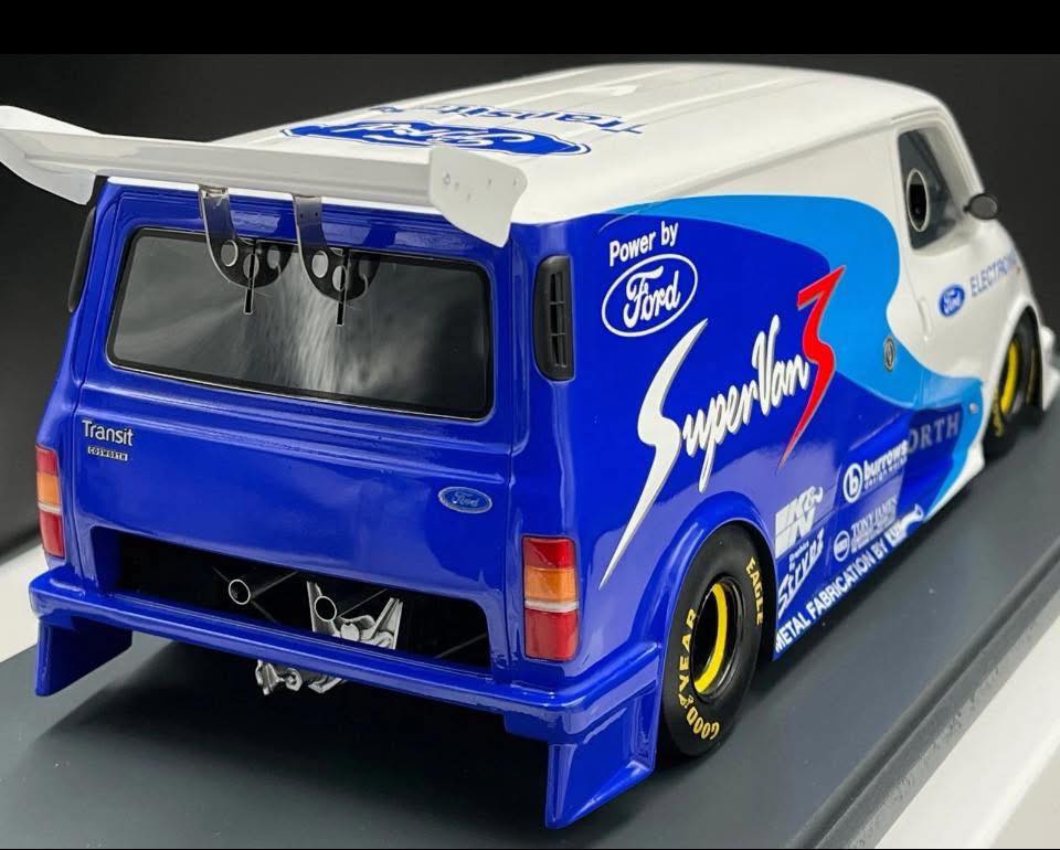 A surprise arrival from Schuco , 1:18 Ford Supervan 3 ! If you've