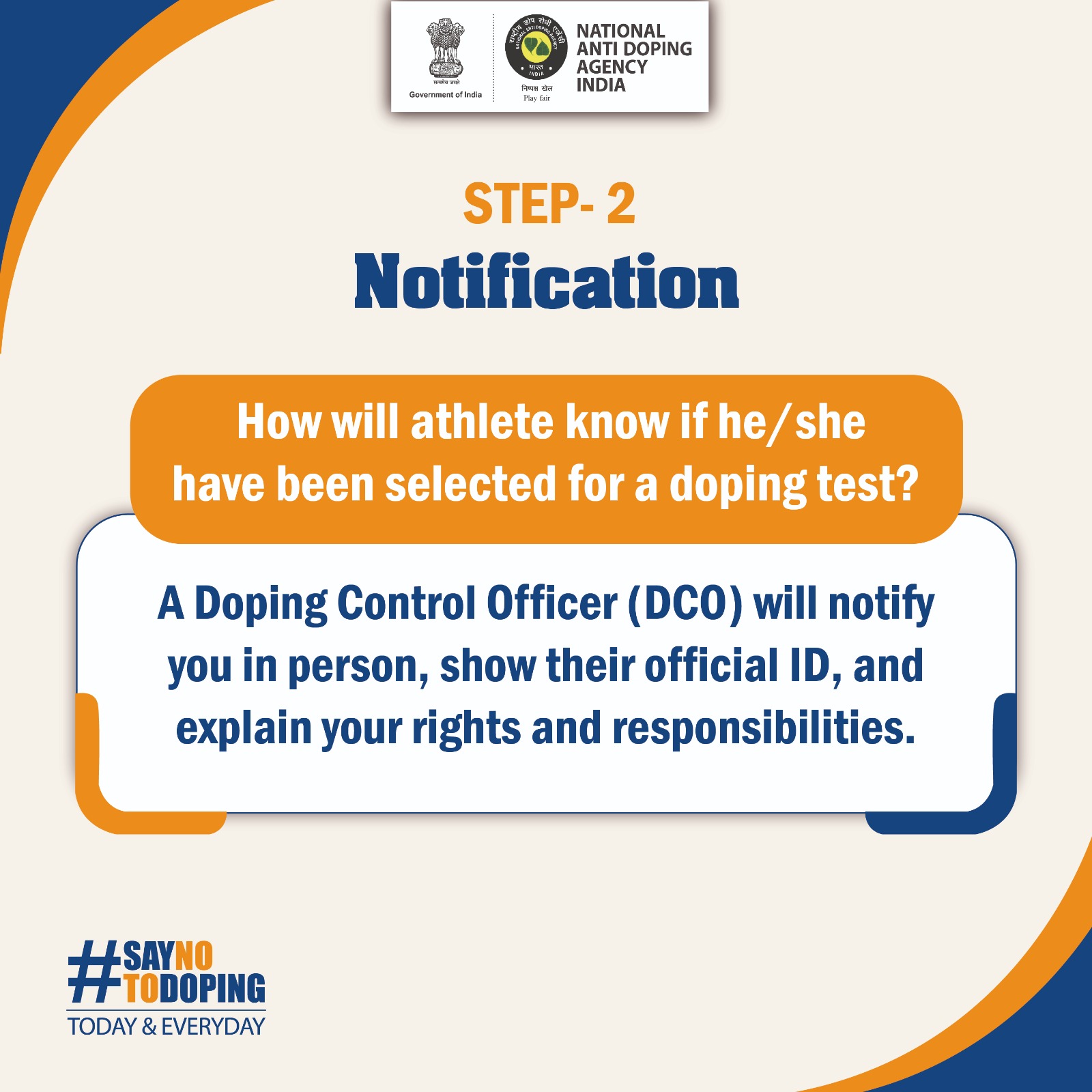 An athlete is... - National Anti Doping Agency India | Facebook