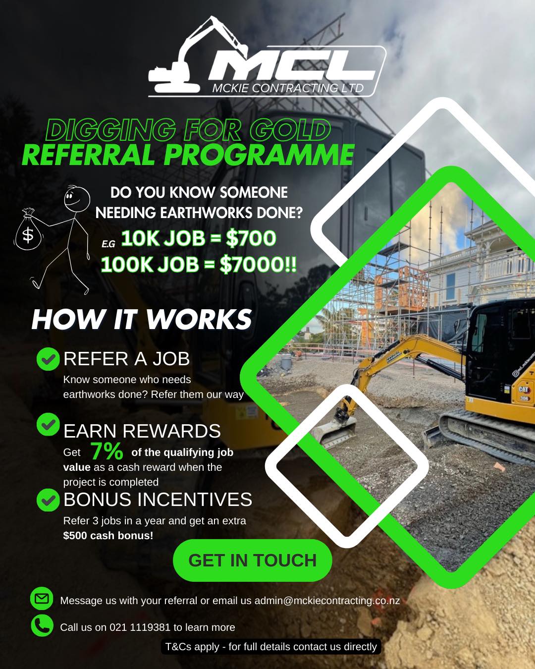 MCL - Mckie Contracting Ltd | Taupiri