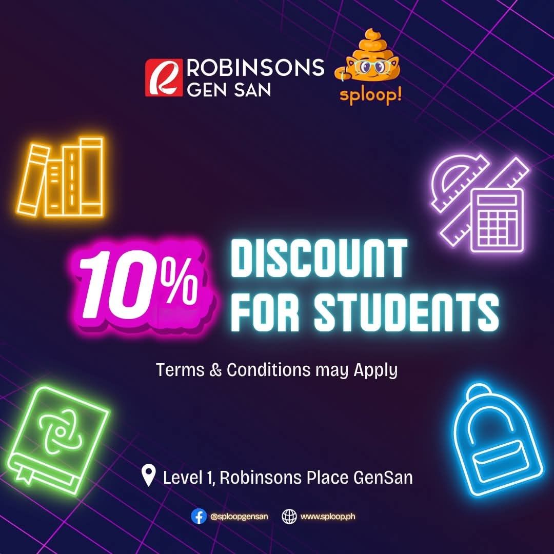 Robinsons - Students, it’s the weekend! Time to recharge and have fun ...