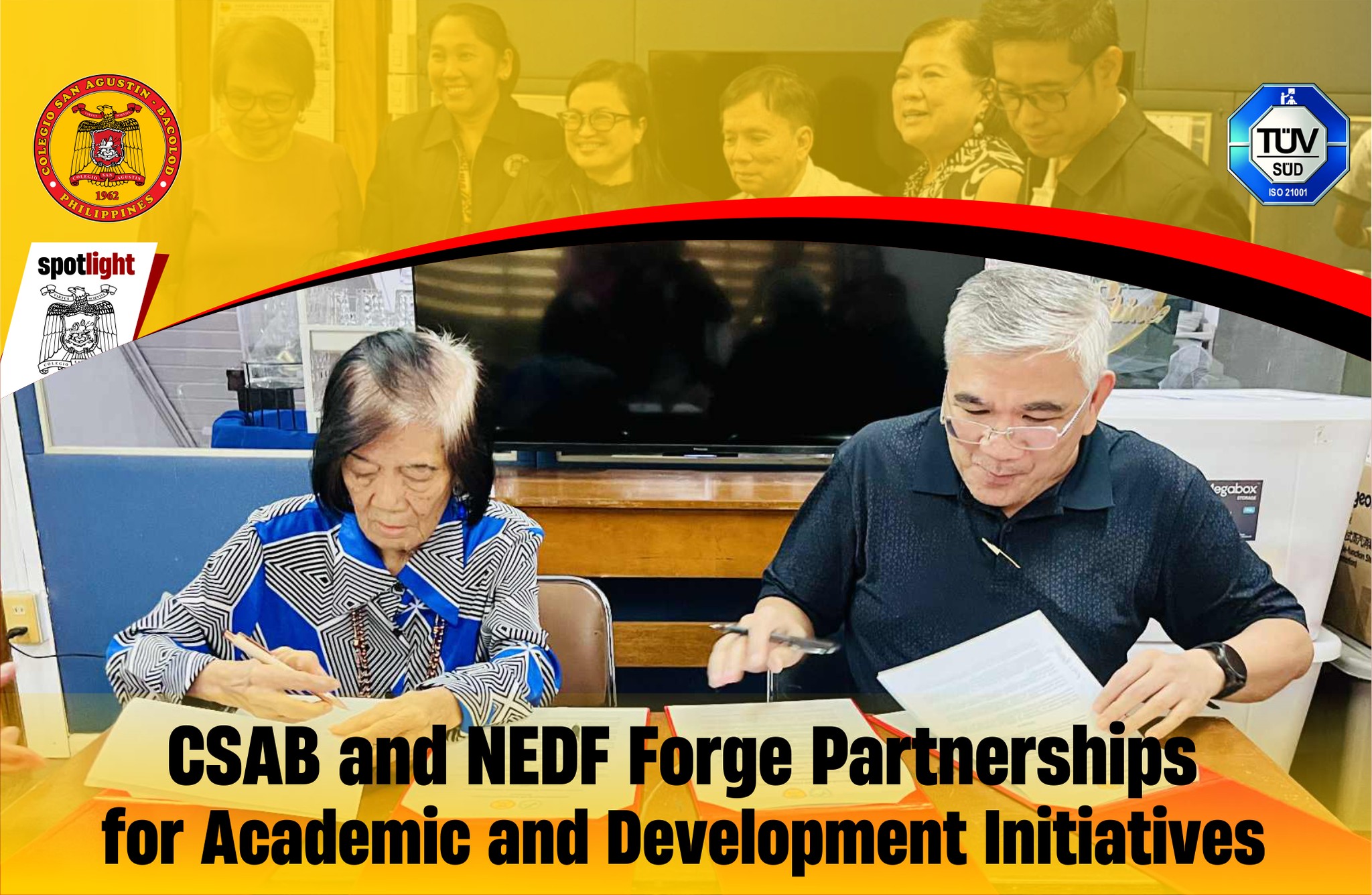 #LOOK | CSAB and NEDF... - Colegio San Agustin - Bacolod | Facebook