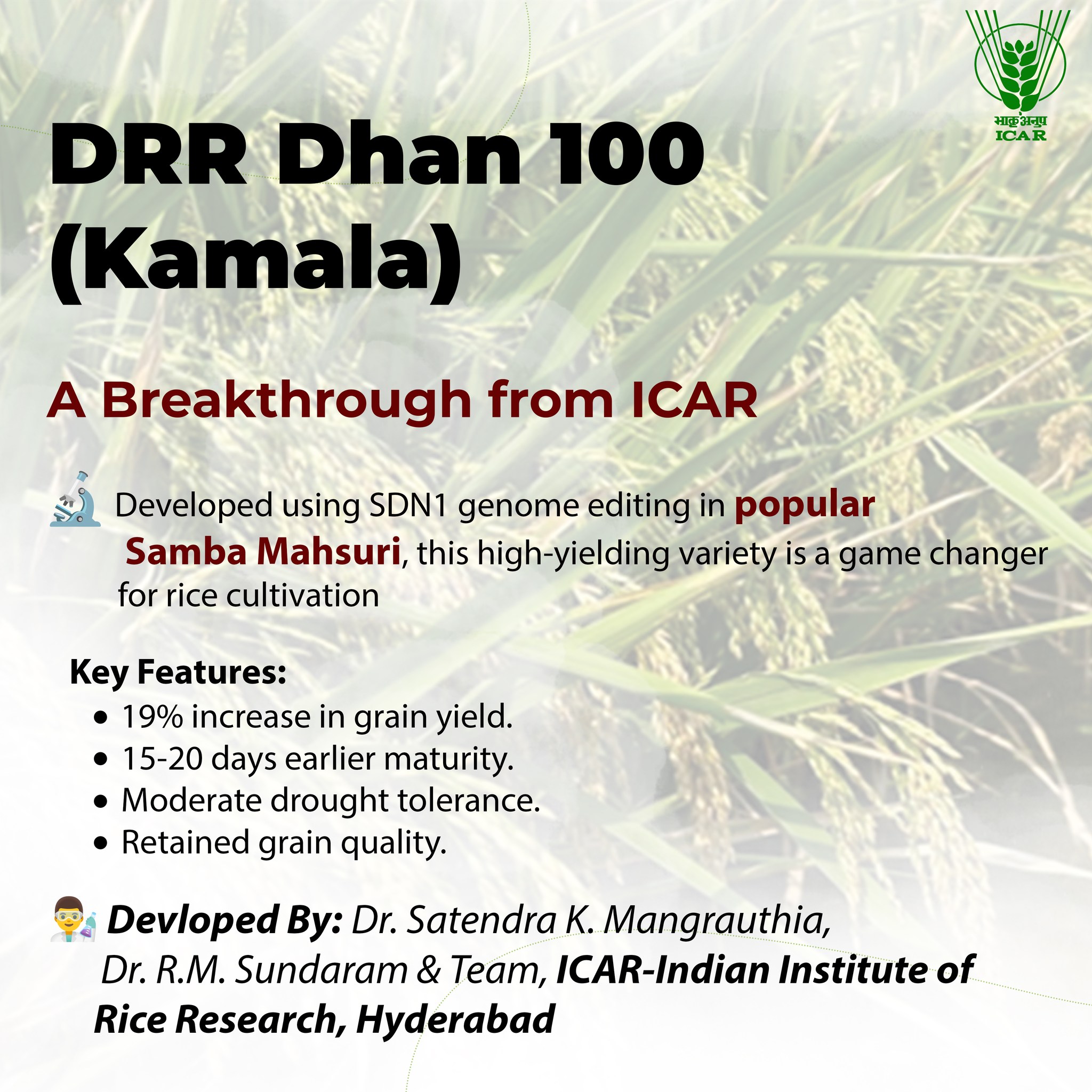 D... - ICAR-Central Research Institute for Dryland Agriculture | Facebook