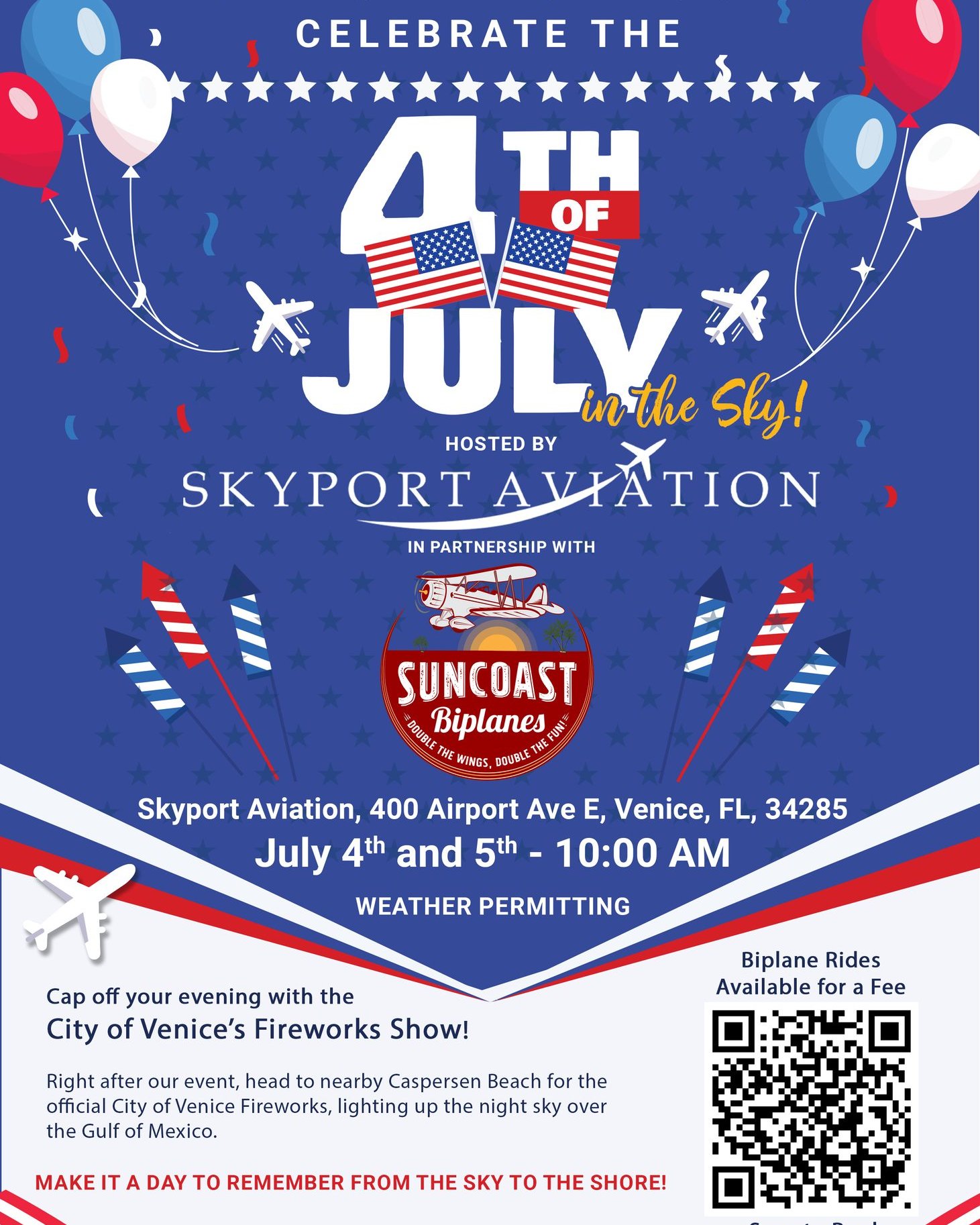Skyport - 🎆 Celebrate the 4th of July in the Sky! Hosted by Skyport ...