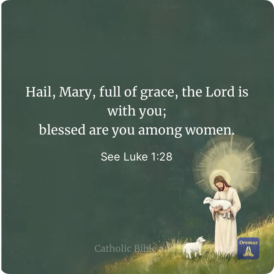 Archdiocesan - Bible verse of the day - Dec. 8, 2025 CTTO: Oremus ...