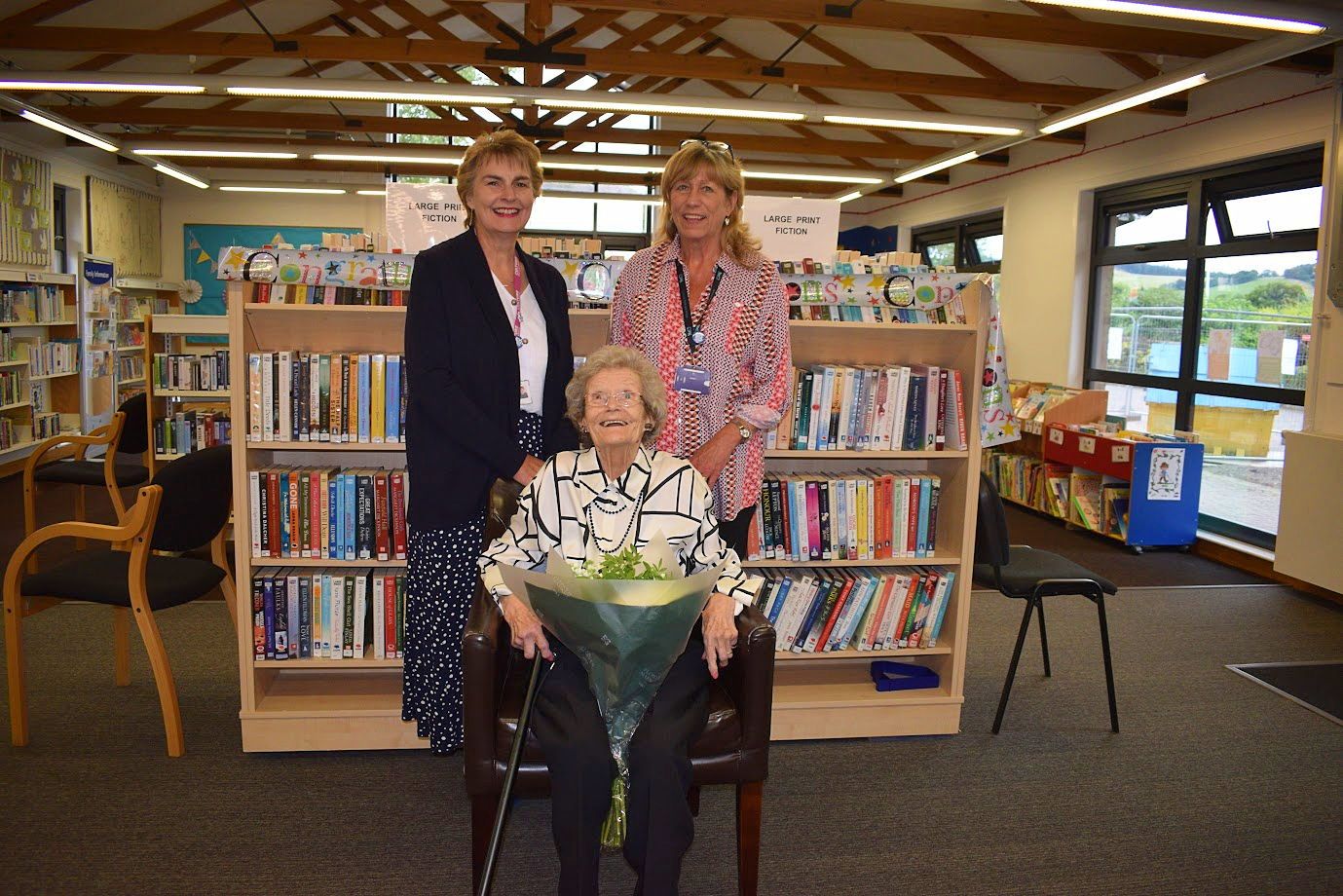 CPKLibraries - 🎂 🎈 Scone Library's oldest borrower, Isobel... | Facebook