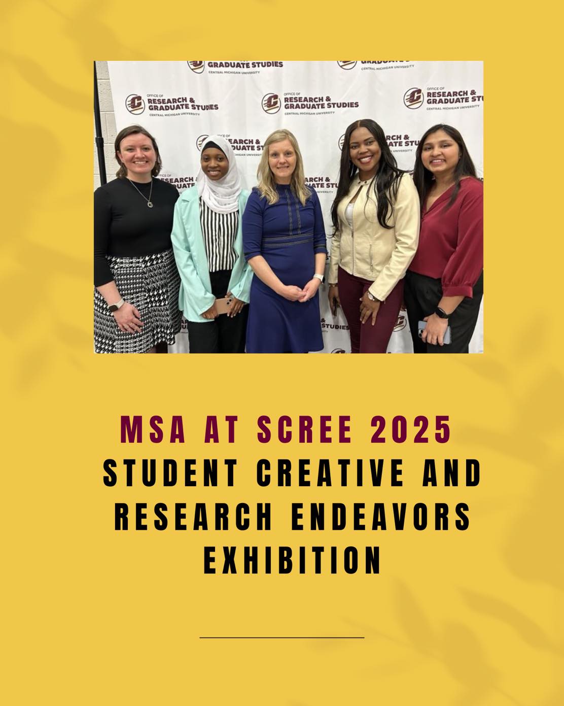 MSA students _srinija_reddy @bushira_umar @Emily, and charywilly, from ...