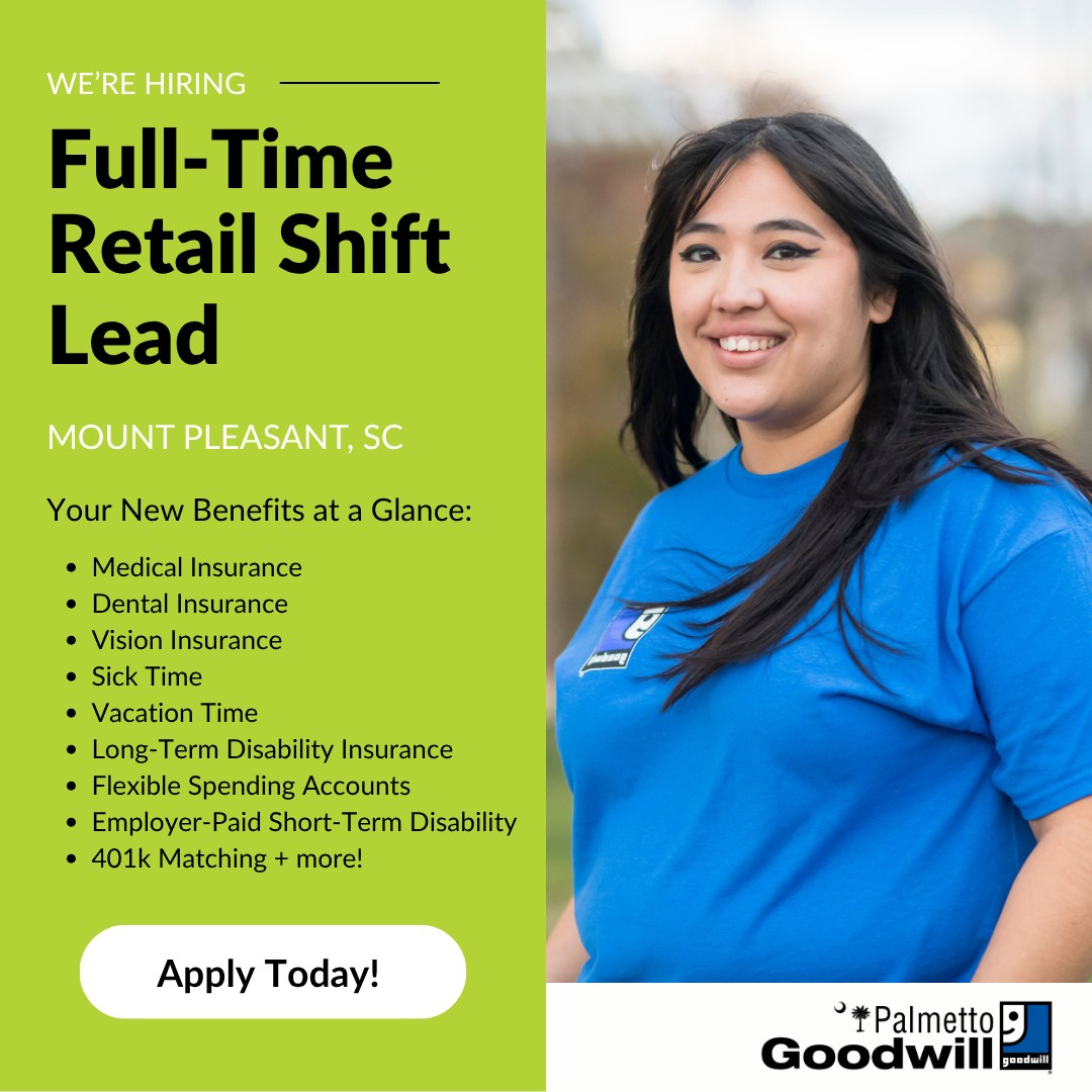 Palmetto Goodwill | Charleston SC