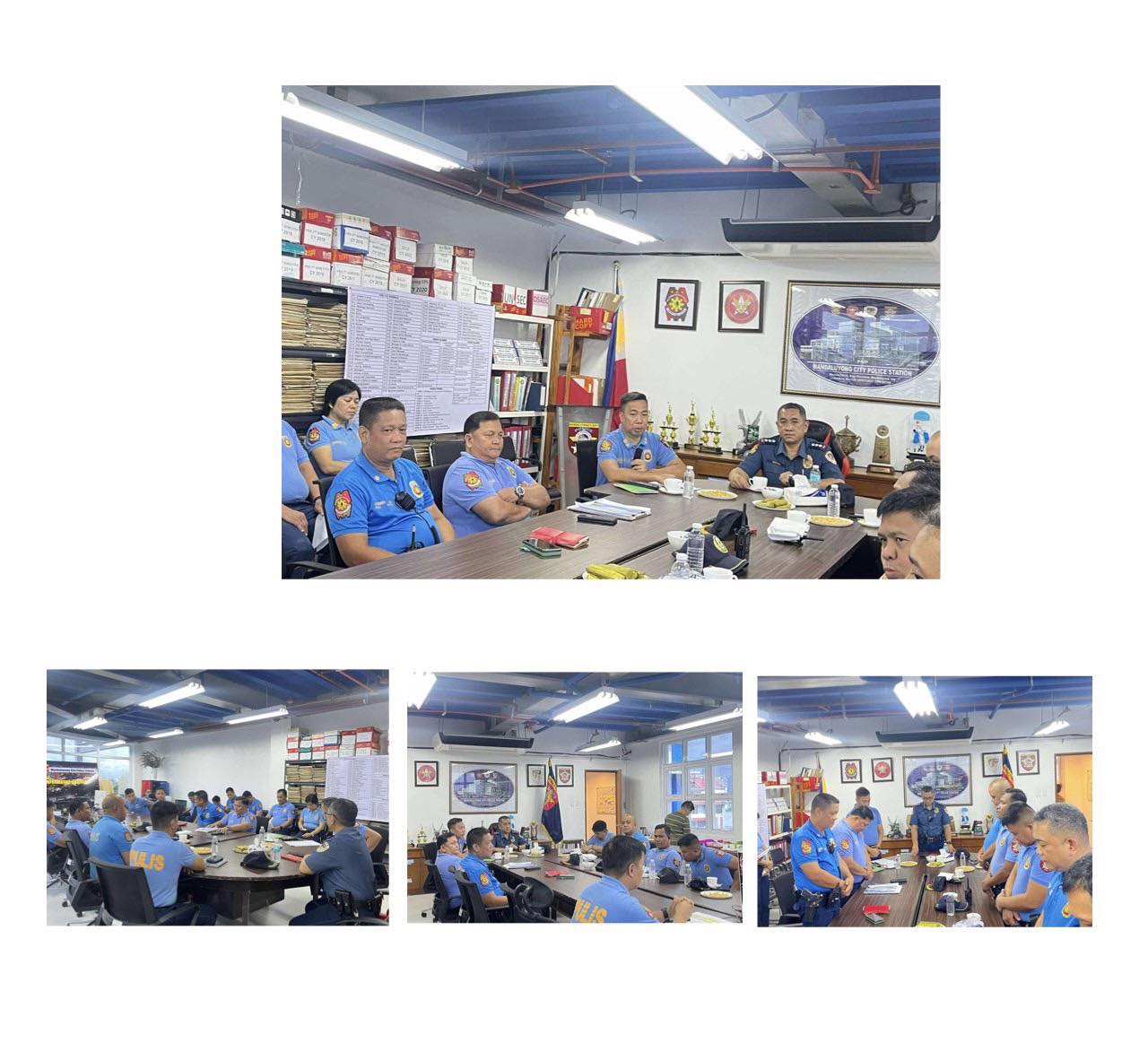 Mandaluyong - LOOK: PCOL REYNAN V PATAM, OIC held a meeting with ...