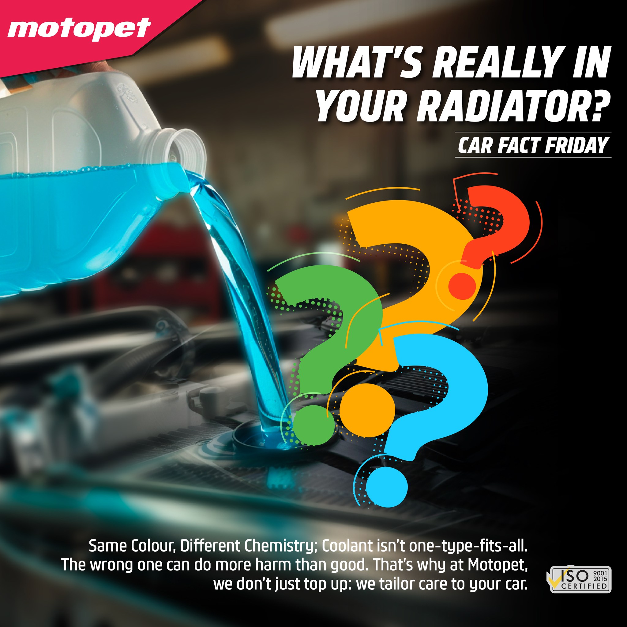 MOTOPET - Car Fact Friday Did you know that using the wrong type of ...