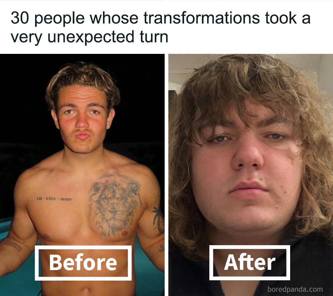 Bored Panda Art - 30 people whose transformations took a... | Facebook