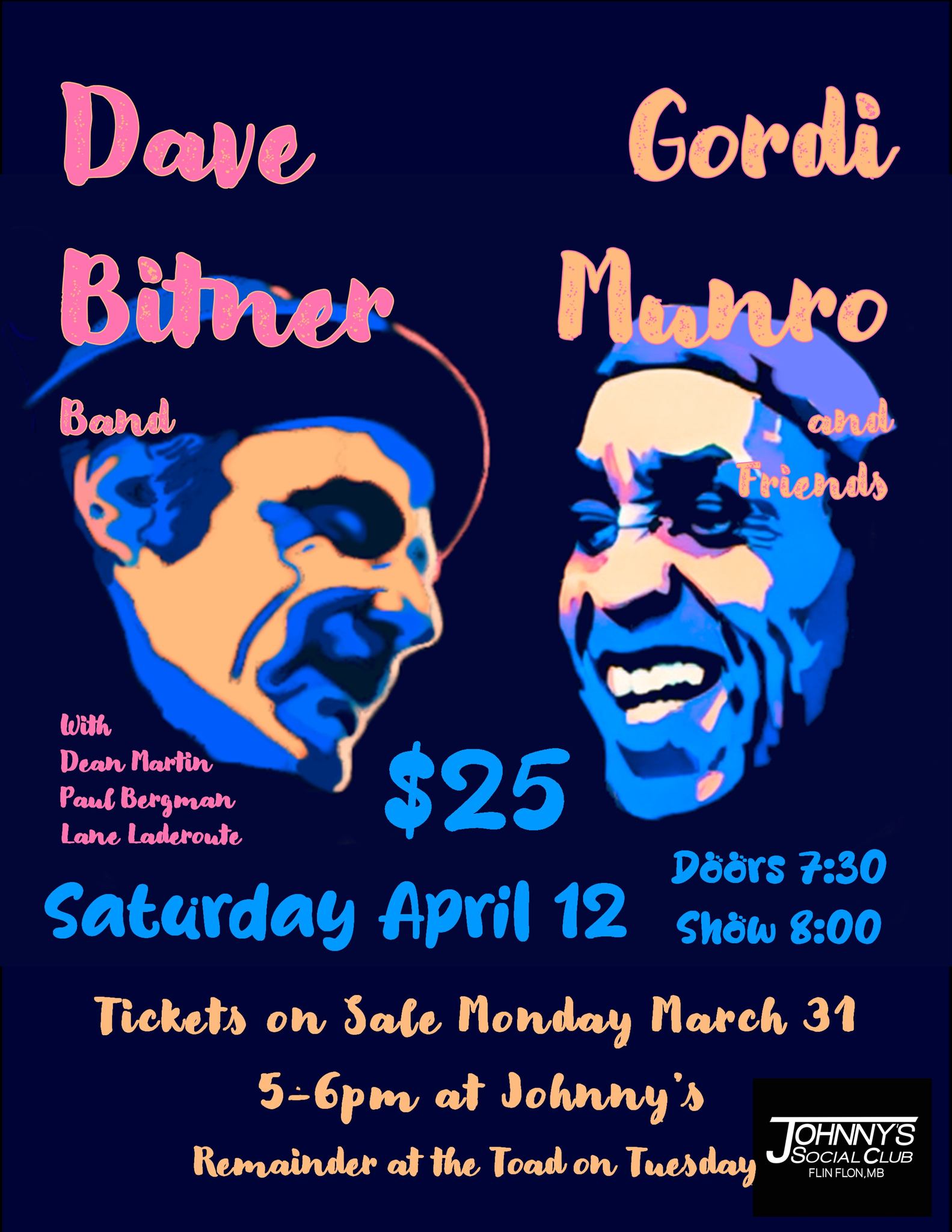 3 tickets left for purchase at the... - Johnny's Social Club | Facebook