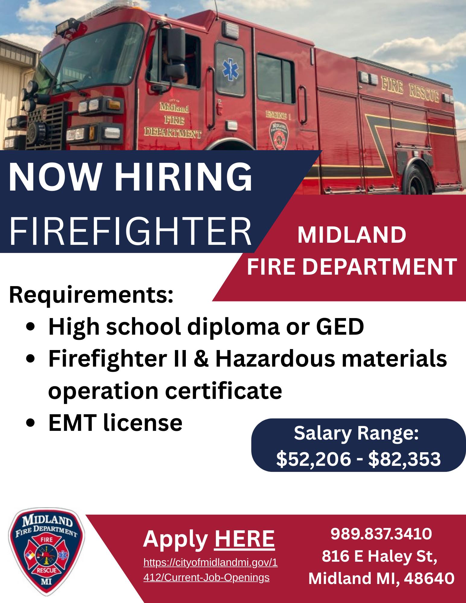 City of Midland Fire Department - Michigan | Midland MI