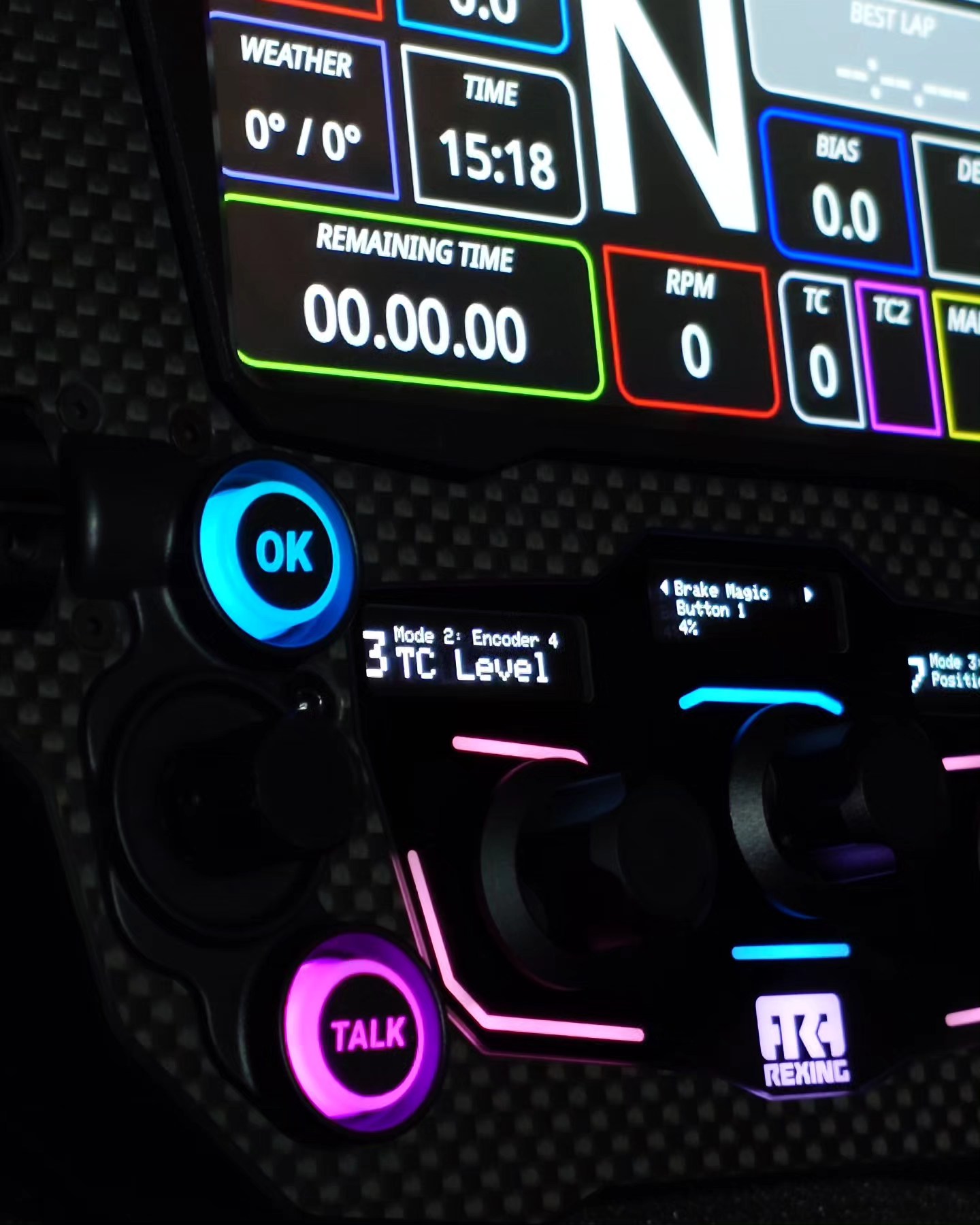 Rexing sim-racing steering wheels