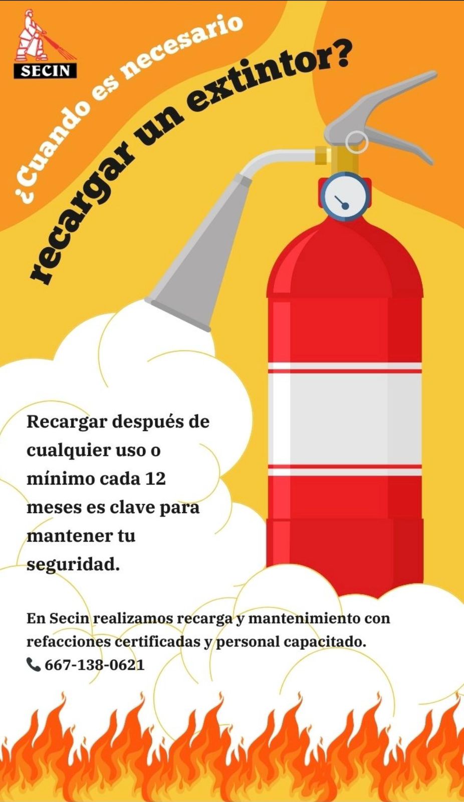 SECIN equipos contra incendios | Culiacán