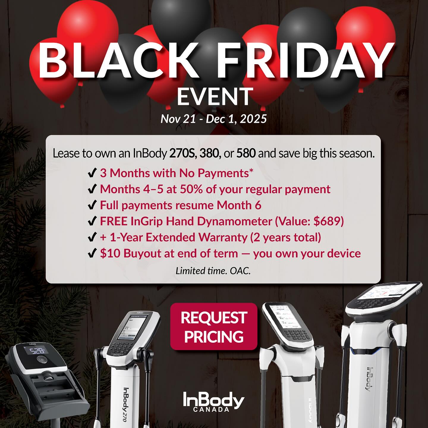 InBody Canada - BLACK FRIDAY IS HERE: Own an InBody... | Facebook