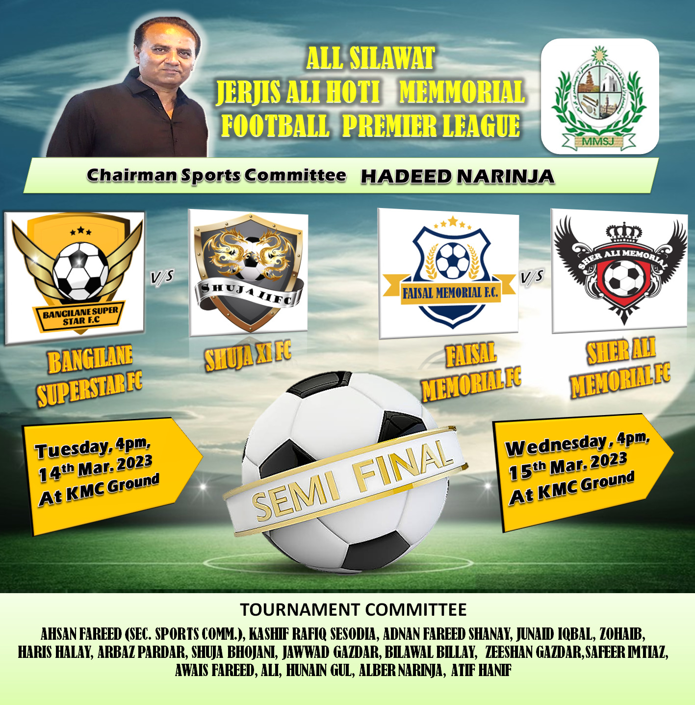 M.M - Get ready for the most awaited semi finals of the Silawat Premier ...