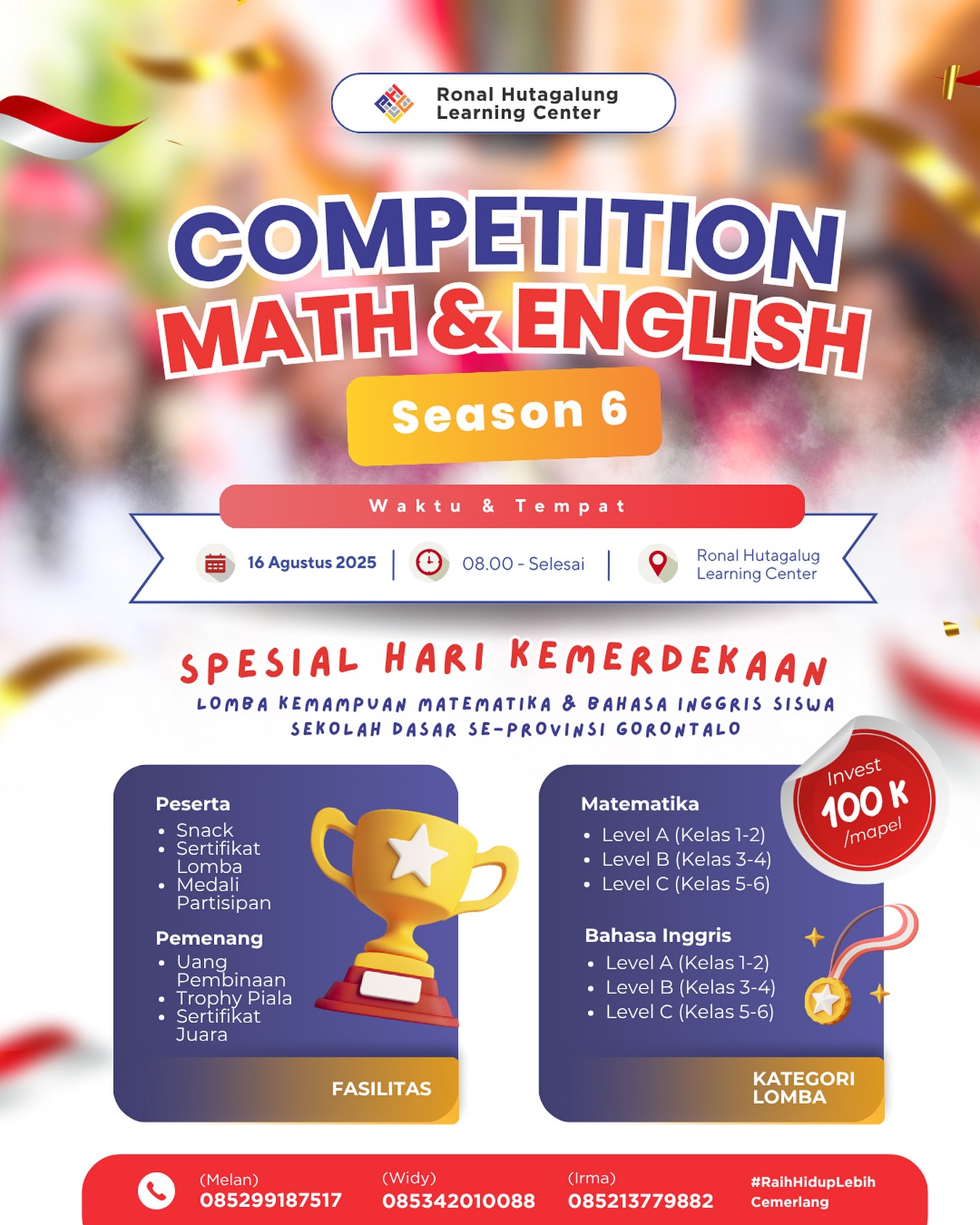 🇮🇩 COMPETITION MATH &... - Ronal Hutagalung Learning Center | Facebook