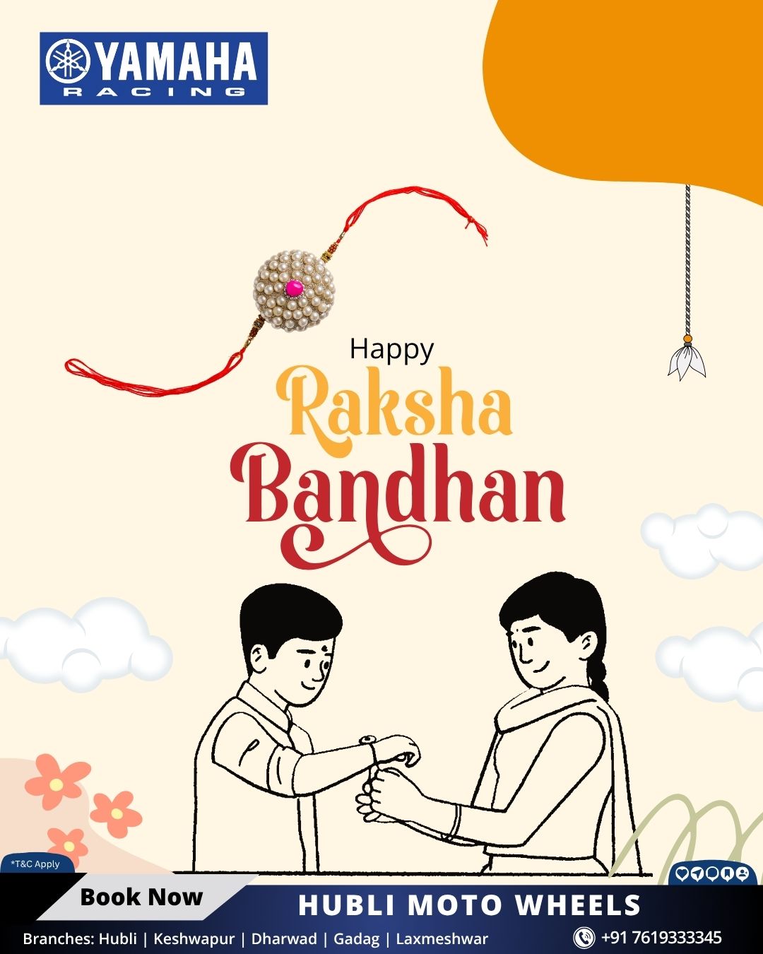 💙 Happy Raksha Bandhan 💙 To the bond... - HUBLI MOTO WHEELS | Facebook