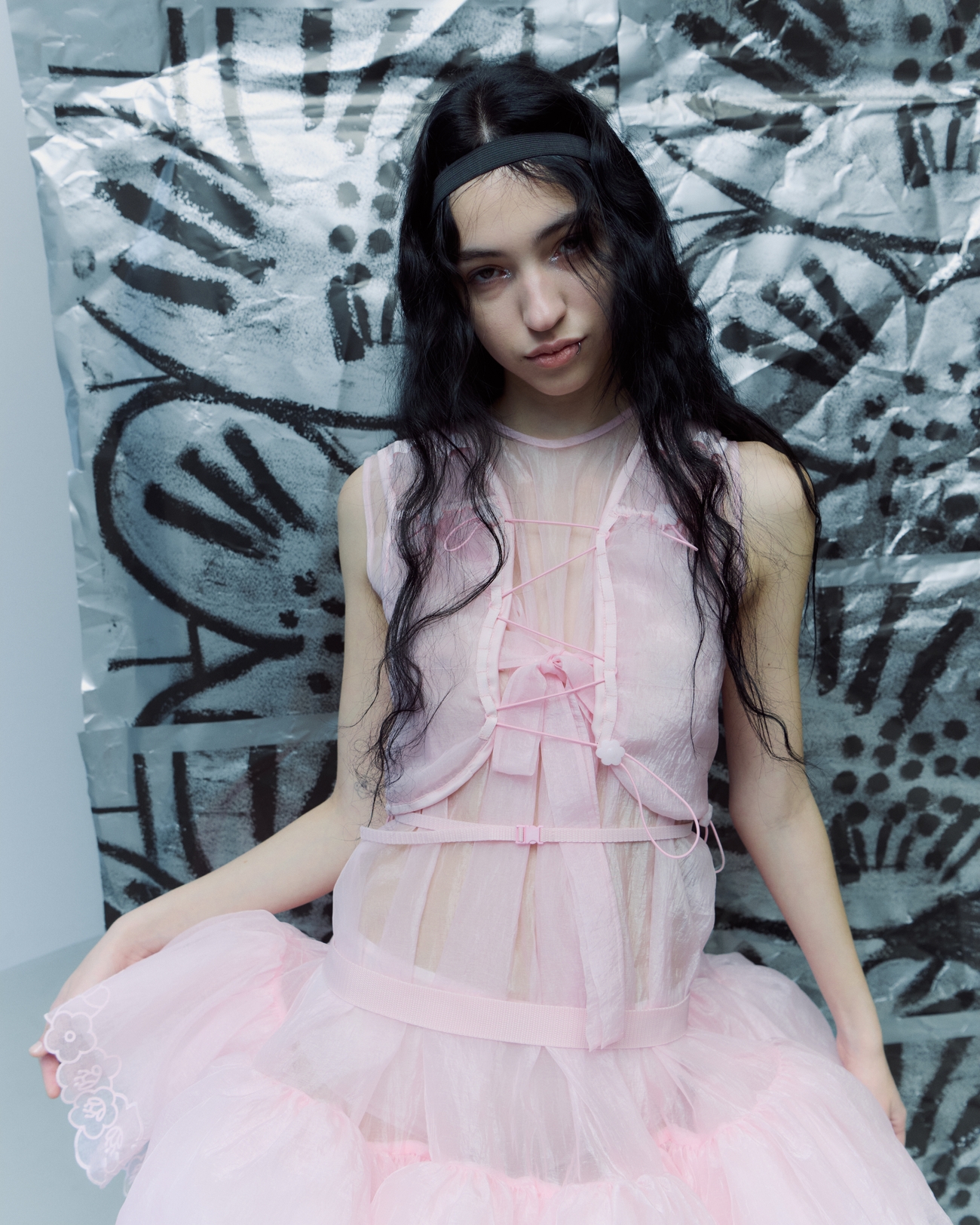 open lace back dress Disney Princess Pink and Silver Cinderella Tutu Dress