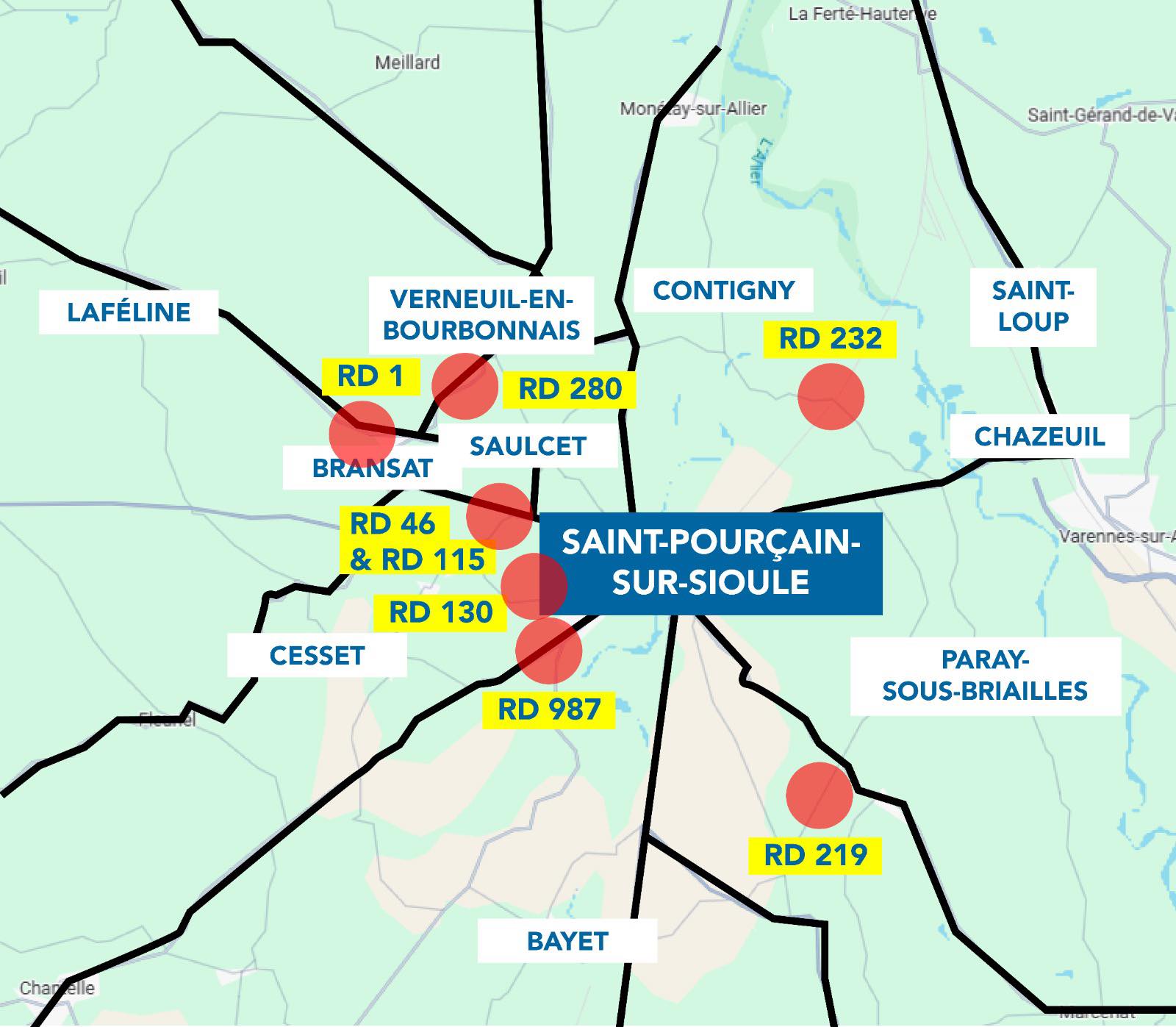 Département - 🚧 8 routes départementales barrées Suite à la tempête qui ...