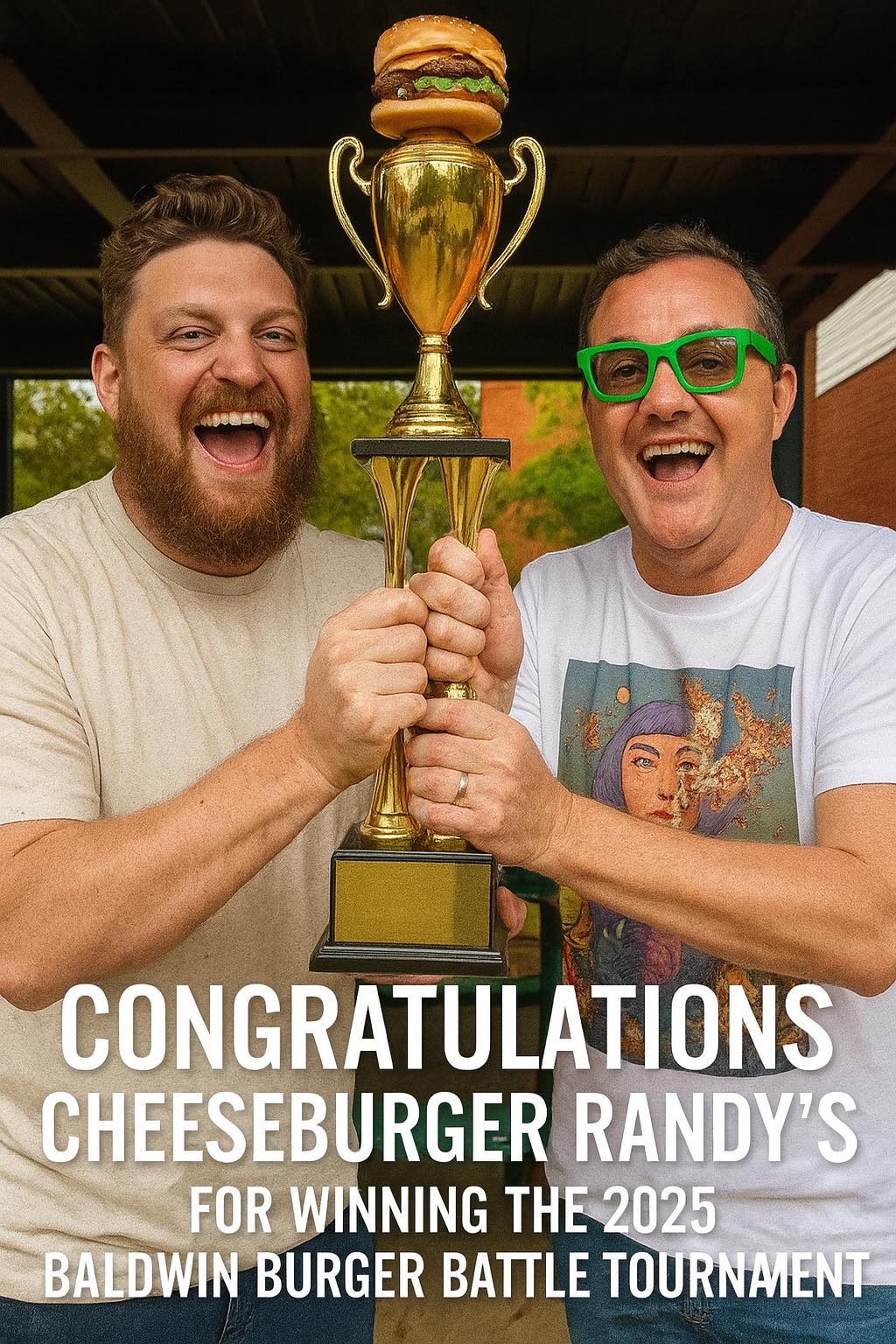 Chace - Huge congratulations to Cheeseburger Randy’s for taking the ...
