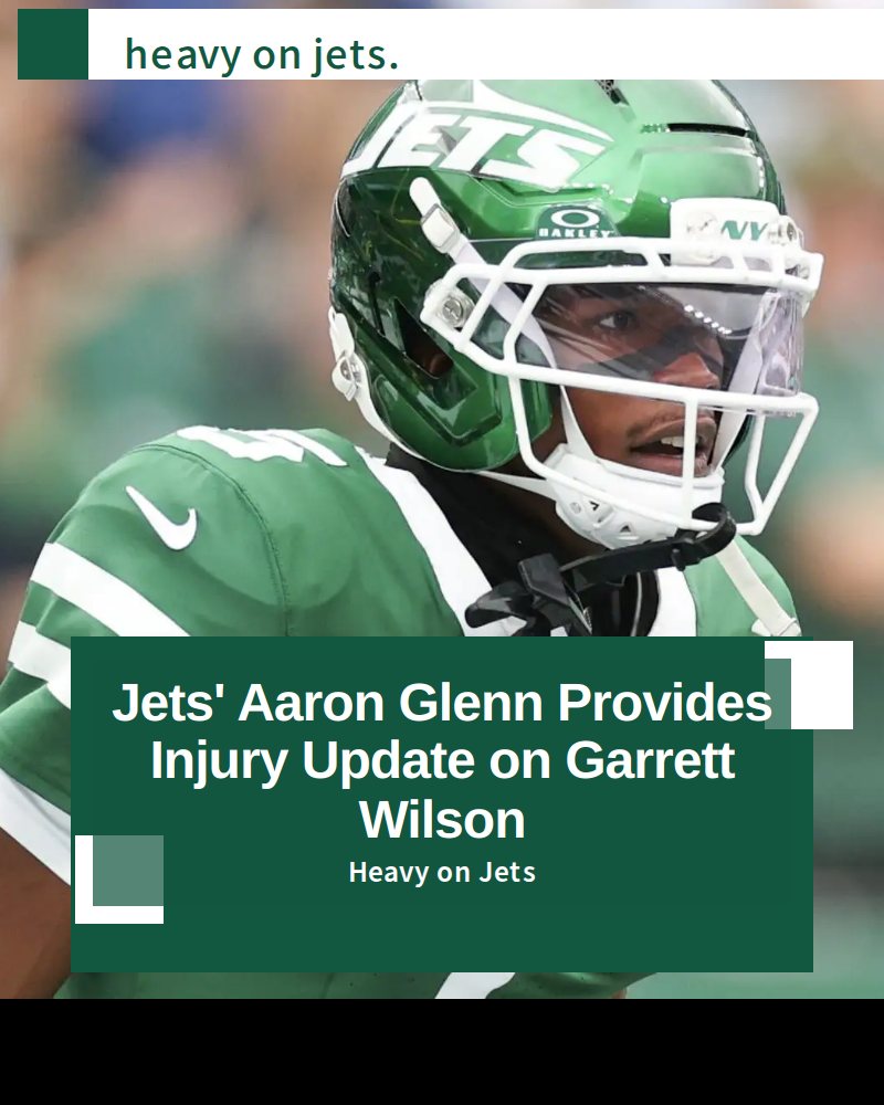 Heavy on Jets - New York Jets head coach Aaron Glenn... | Facebook