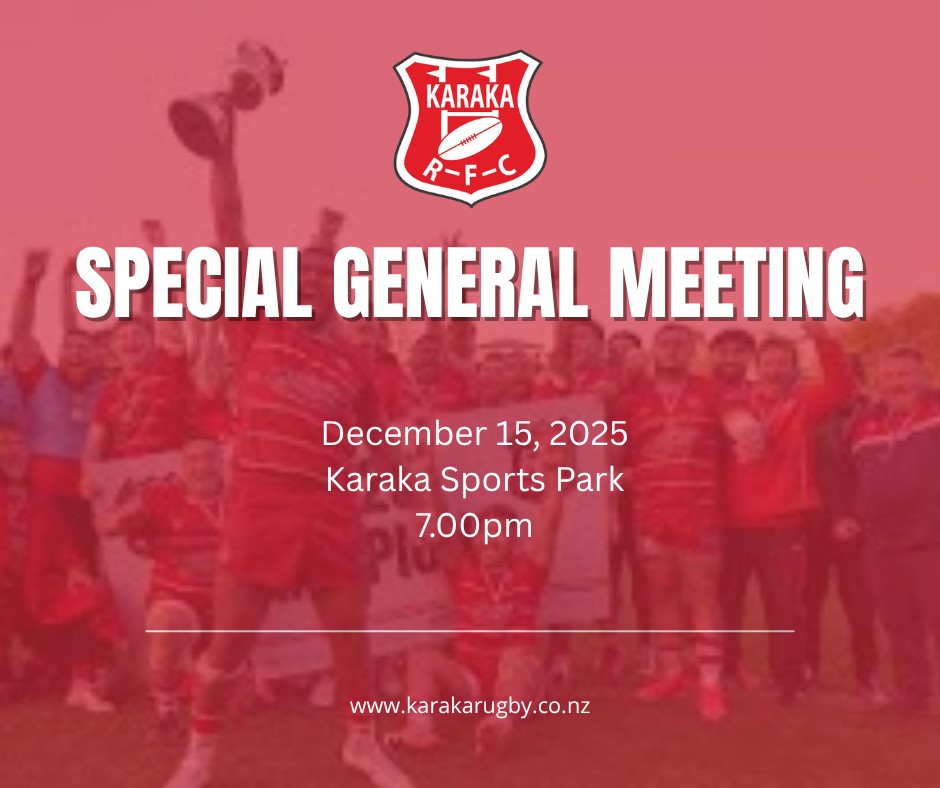 Karaka Junior Rugby Club added... - Karaka Junior Rugby Club