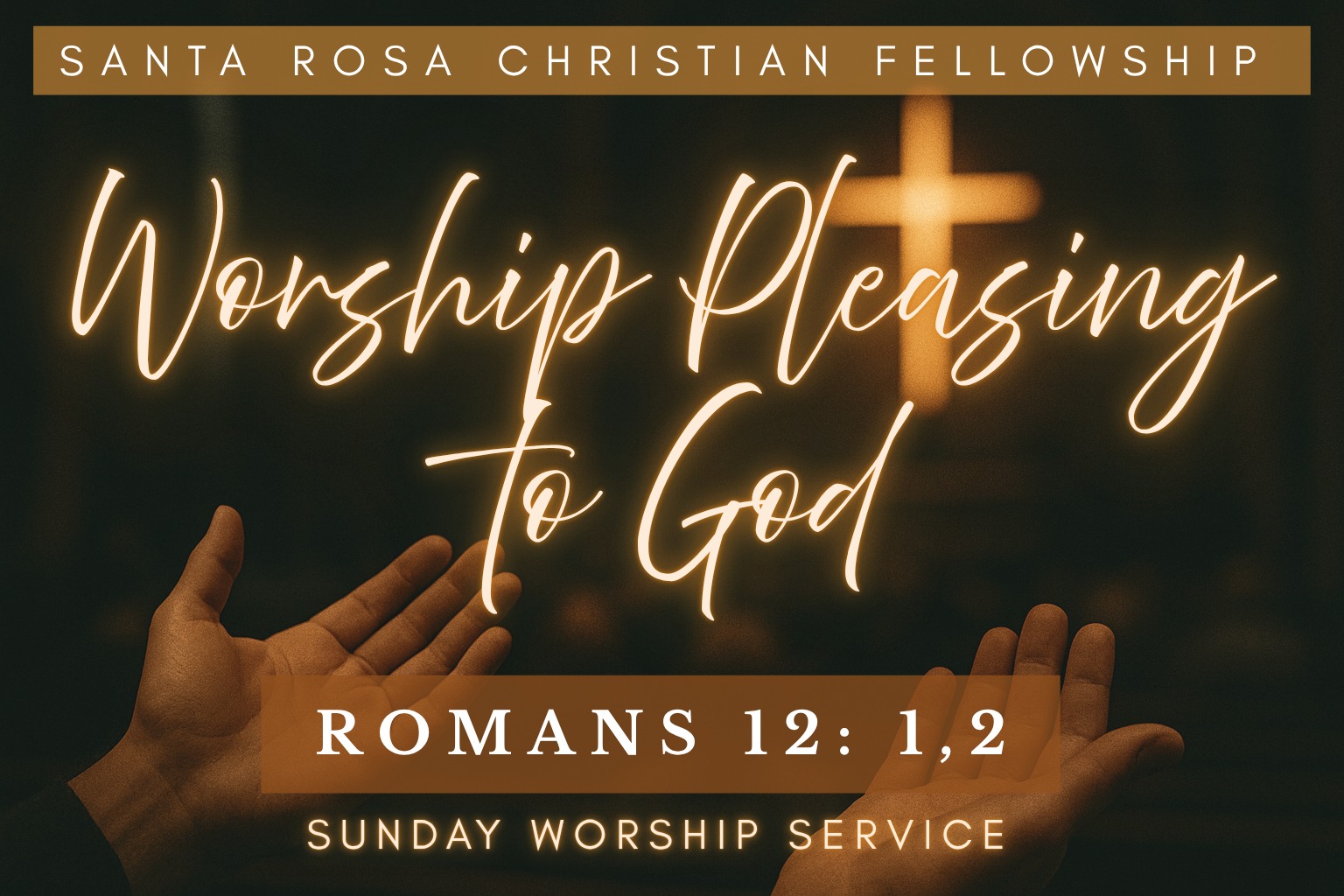 𝒀𝒐𝒖’𝒓𝒆 𝑰𝒏𝒗𝒊𝒕𝒆𝒅! 🙌 ⛪... - Santa Rosa Christian Fellowship | Facebook