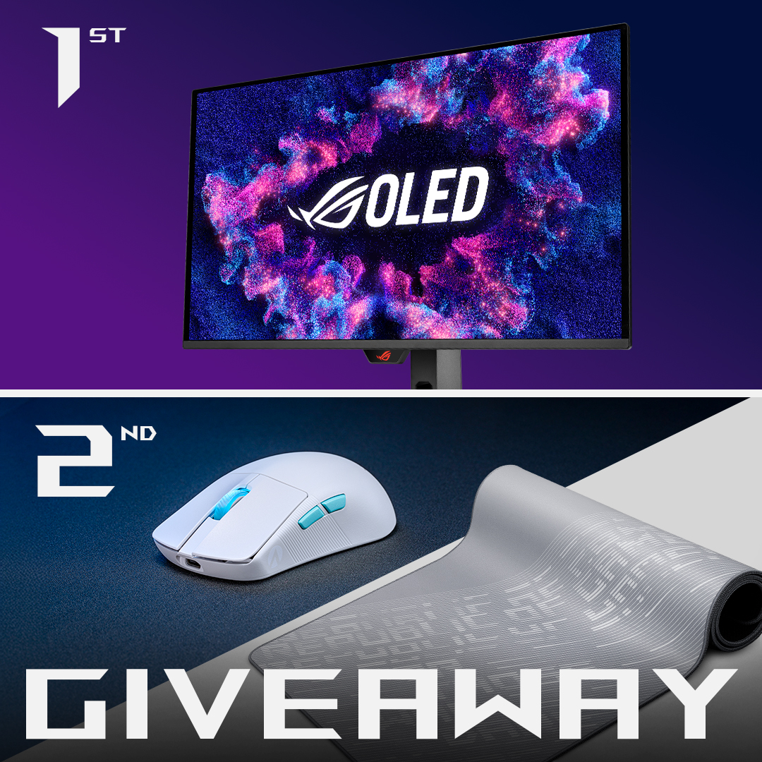 ASUS - Win a ROG OLED monitor + epic ROG gear! 🏆 Got a gaming setup or ...