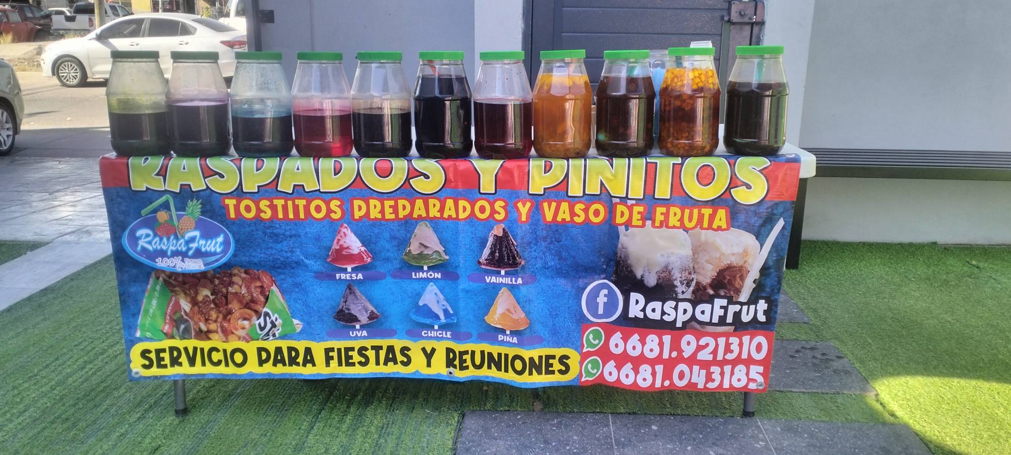 Raspados y pinitos raspafrut | Los Mochis