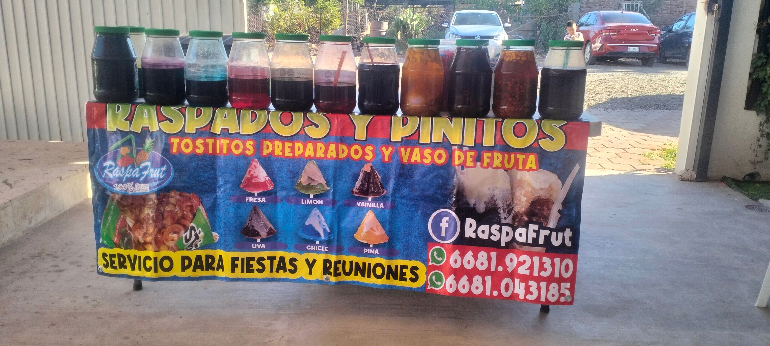 Raspados y pinitos raspafrut | Los Mochis