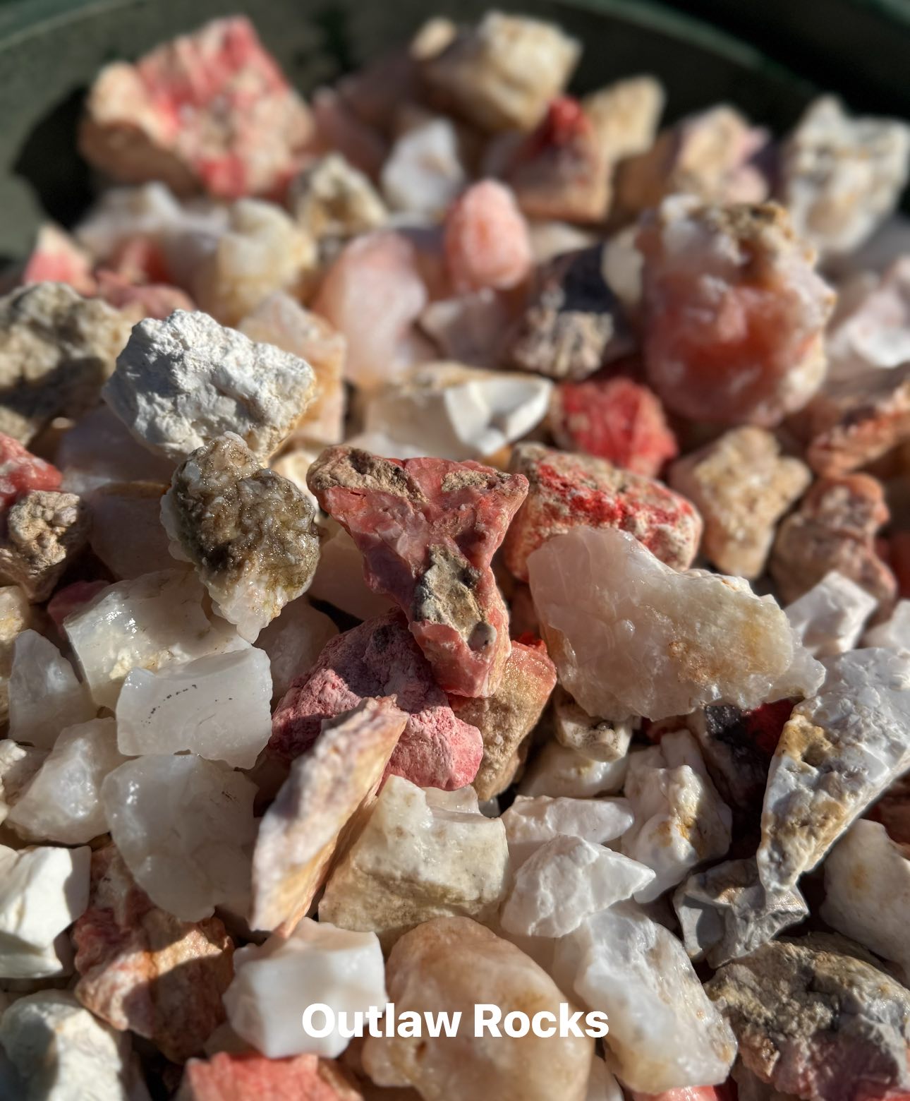 Outlaw - BUY 3 GET 1 FREE 5 pound bags of Oregon pink and white opal ...
