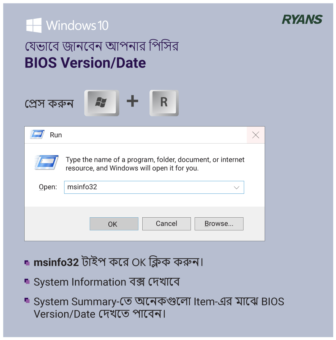 Ryans - আপনি কি জানেন আপনার পিসির BIOS Version কতটুকু আপডেটেড? কোন ...