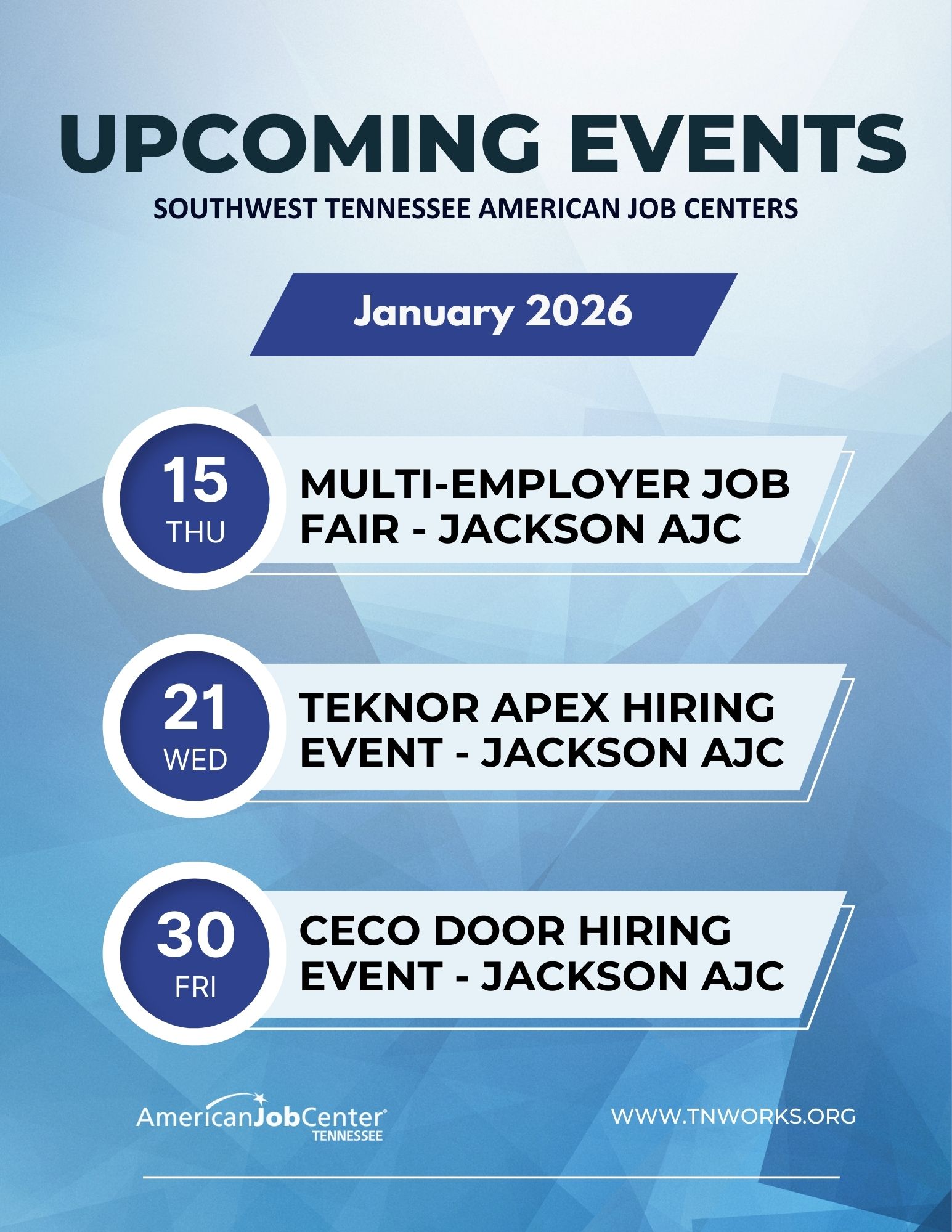 American Job Centers of Southwest Tennessee