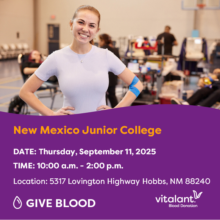 NMJC - NEW BLOOD DONORS NEEDED! If you have never given blood, we need ...