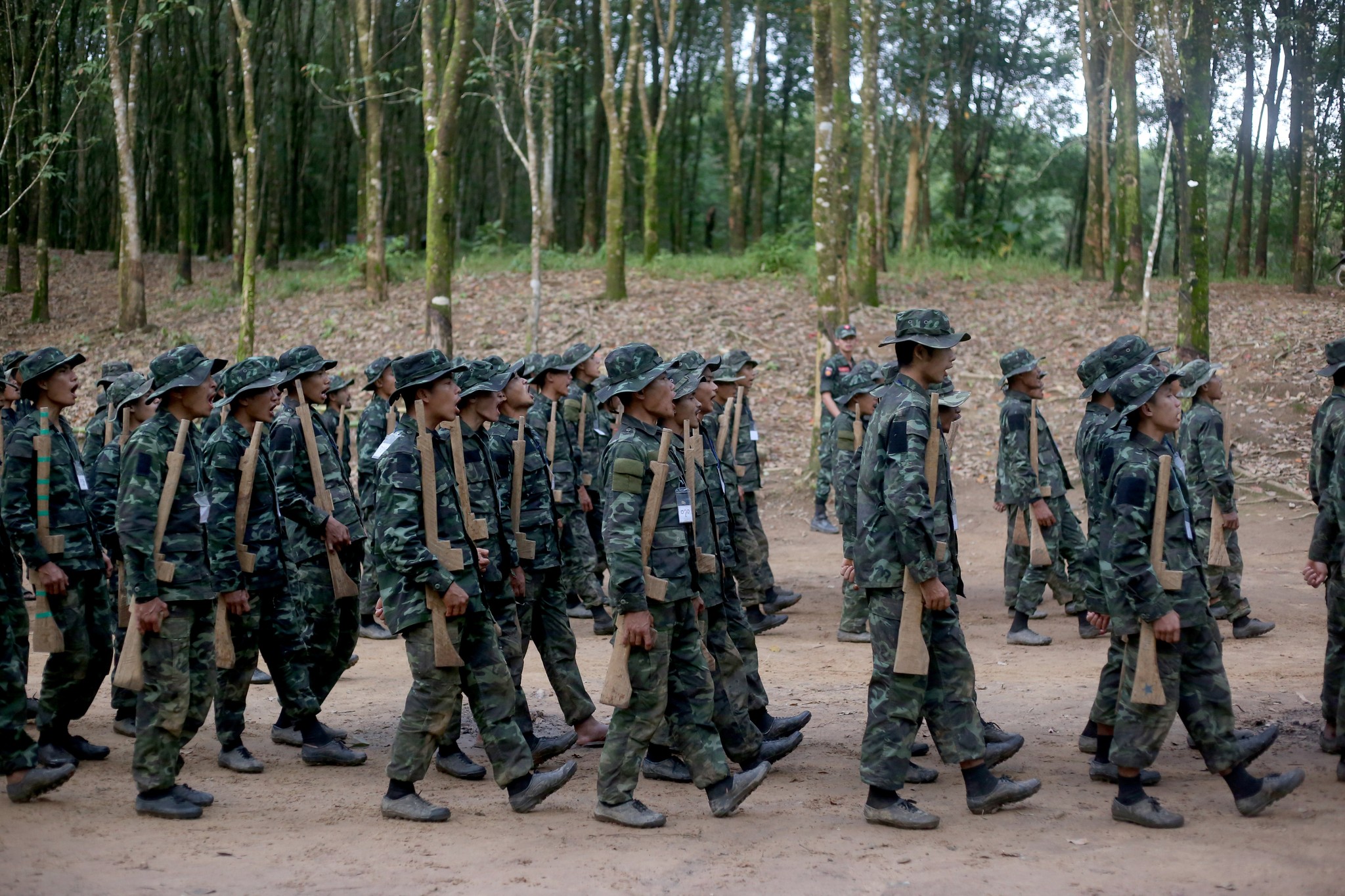 Mizzima - New cadets member of the People's Defence Force (PDF) march ...