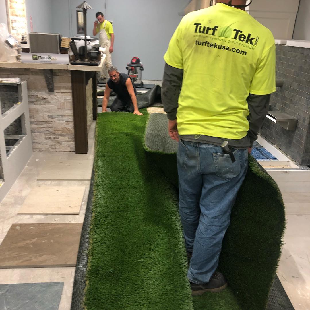 The boys at Turf Tek USA laying... - Elements Outdoor Living | Facebook