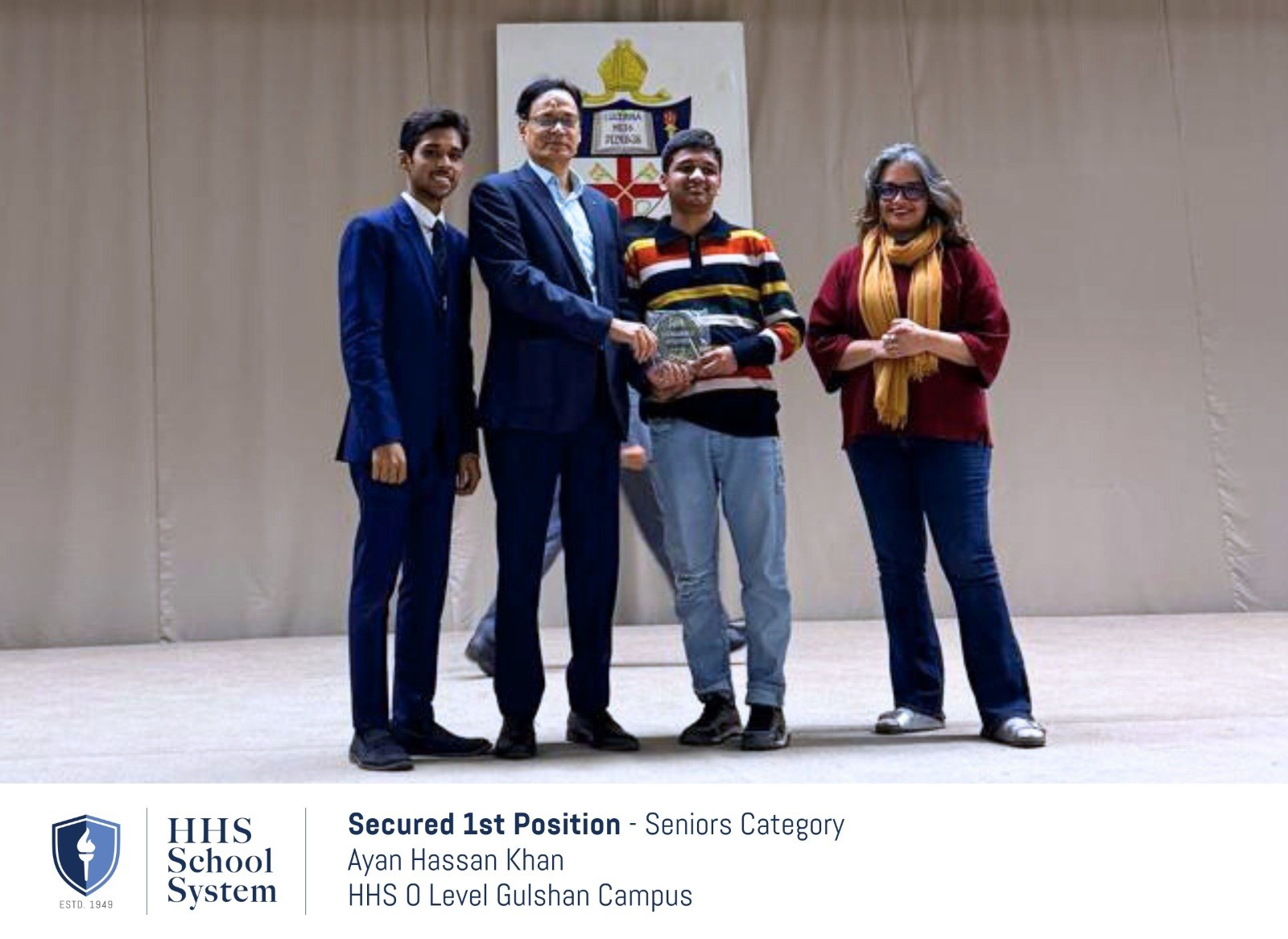 A proud moment for the HHS School... - HHS School System | Facebook