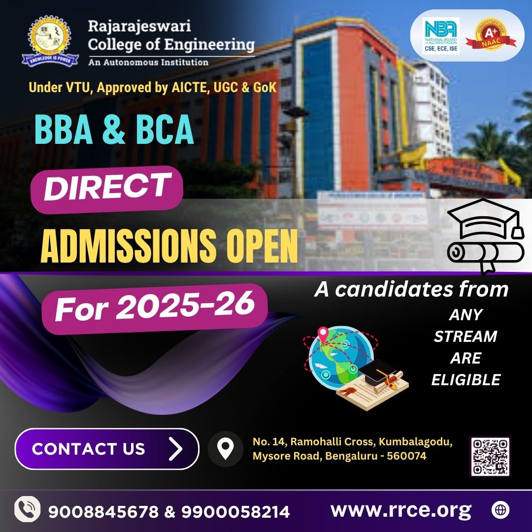 RajaRajeswari - 🎓📚 Admissions Open – BBA | BCA 🔜 2025–26 ...