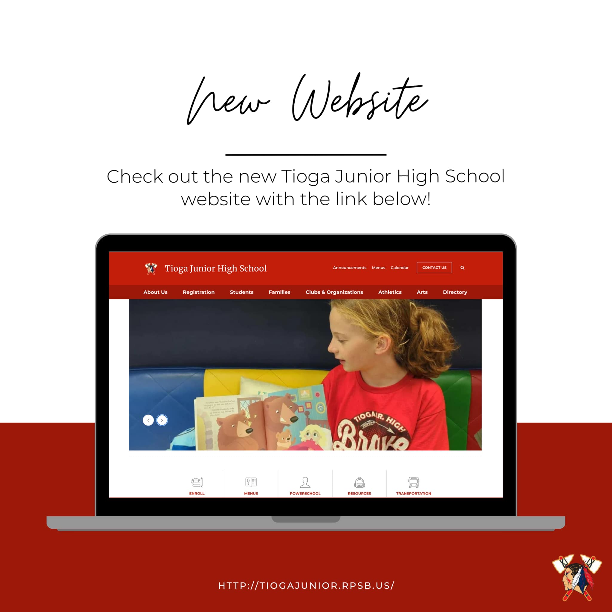 Tioga - 📣 Exciting News! We’ve launched a brand-new school website ...